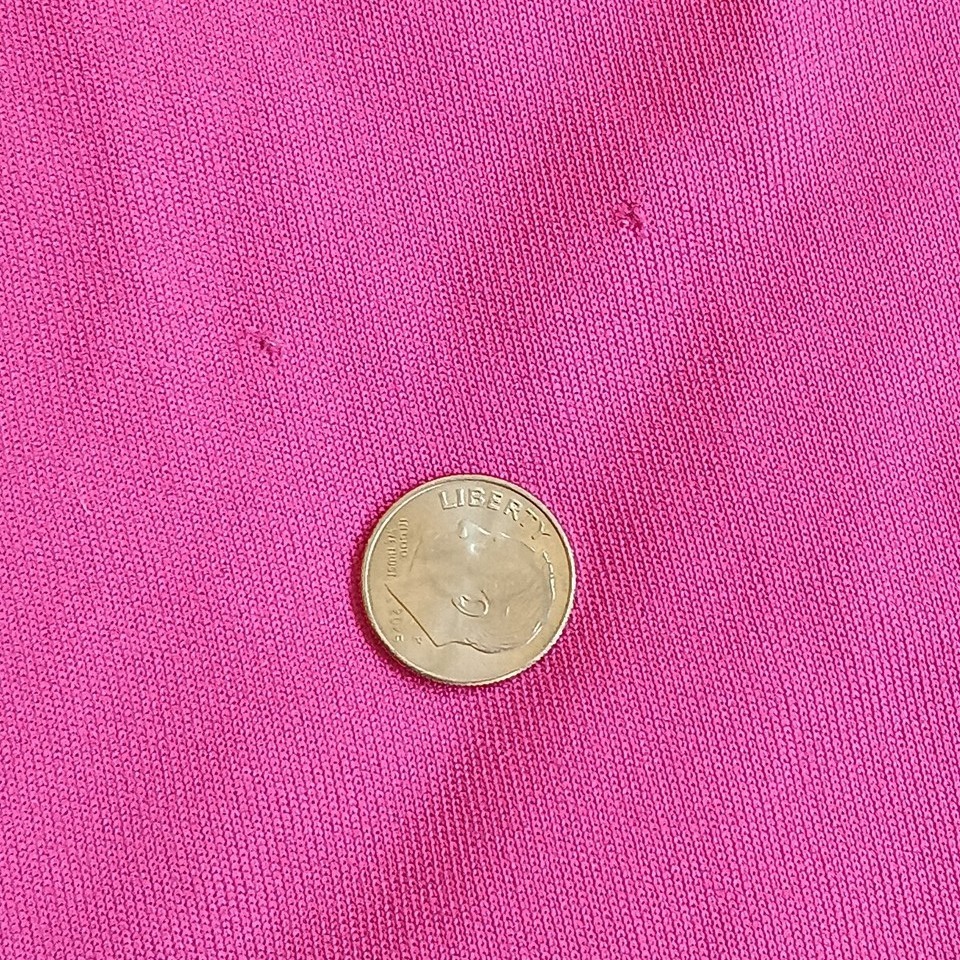 S Howard Hirsch Dress XS Hot Pink Sexy A-Line Handkerchief Hem 60s 70s Vtg