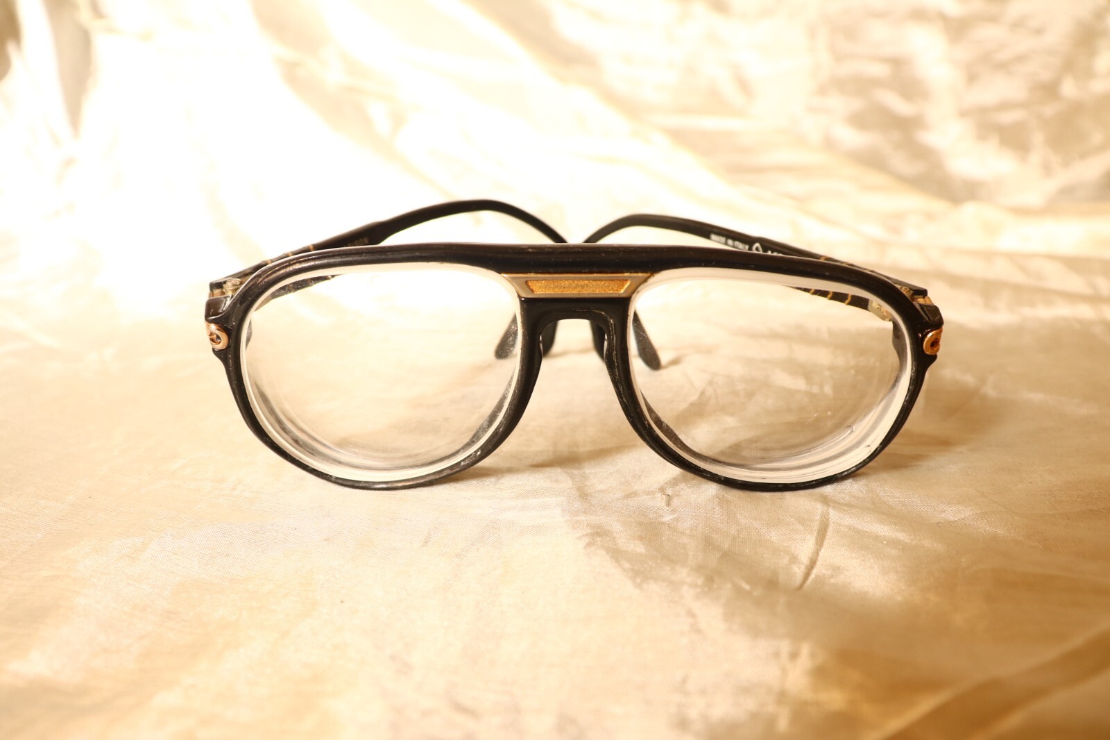 MADISON ASDOR Made in Italy Eyeglasses Frame Vintage Aviator Full Rim Glasses
