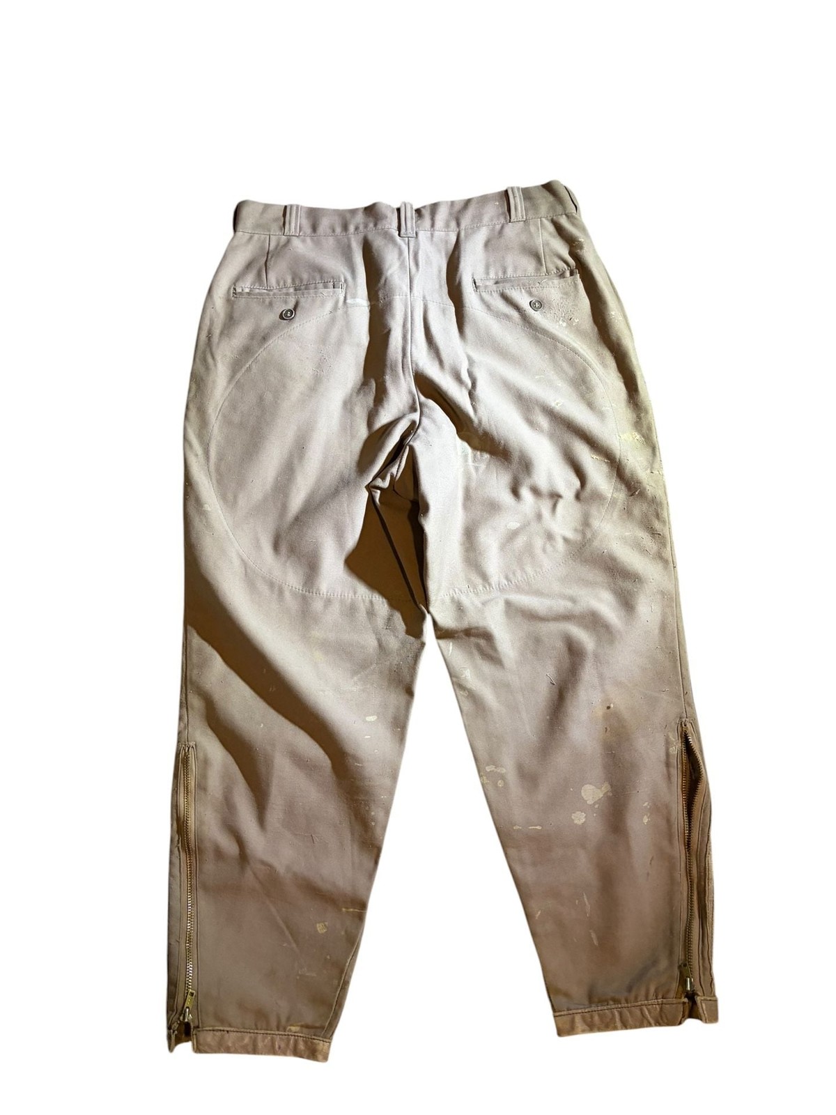 Vintage 10-X America’s Finest Sport Clothing Brush Pants with Leather Overlays
