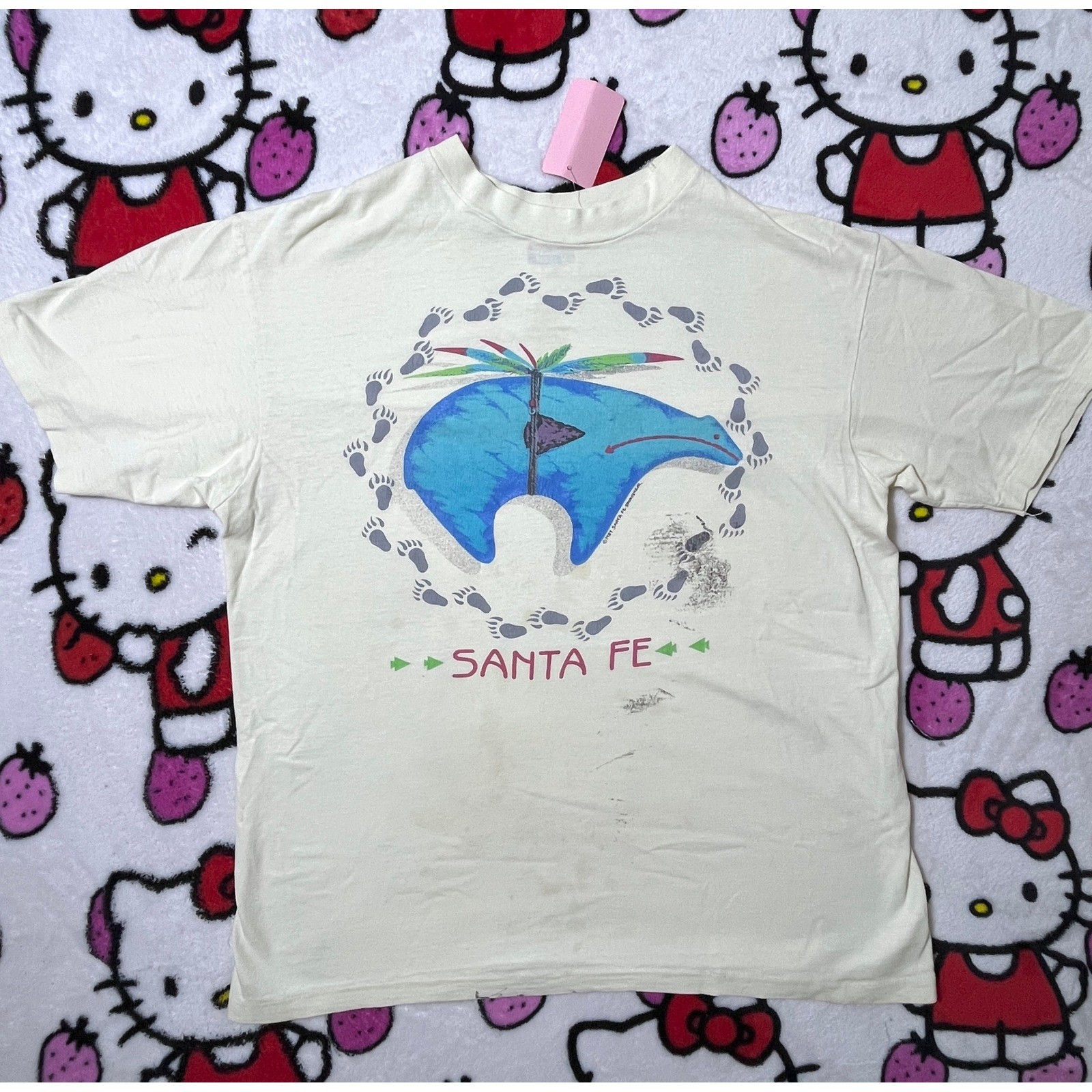 2000s indie skater faded tshirt