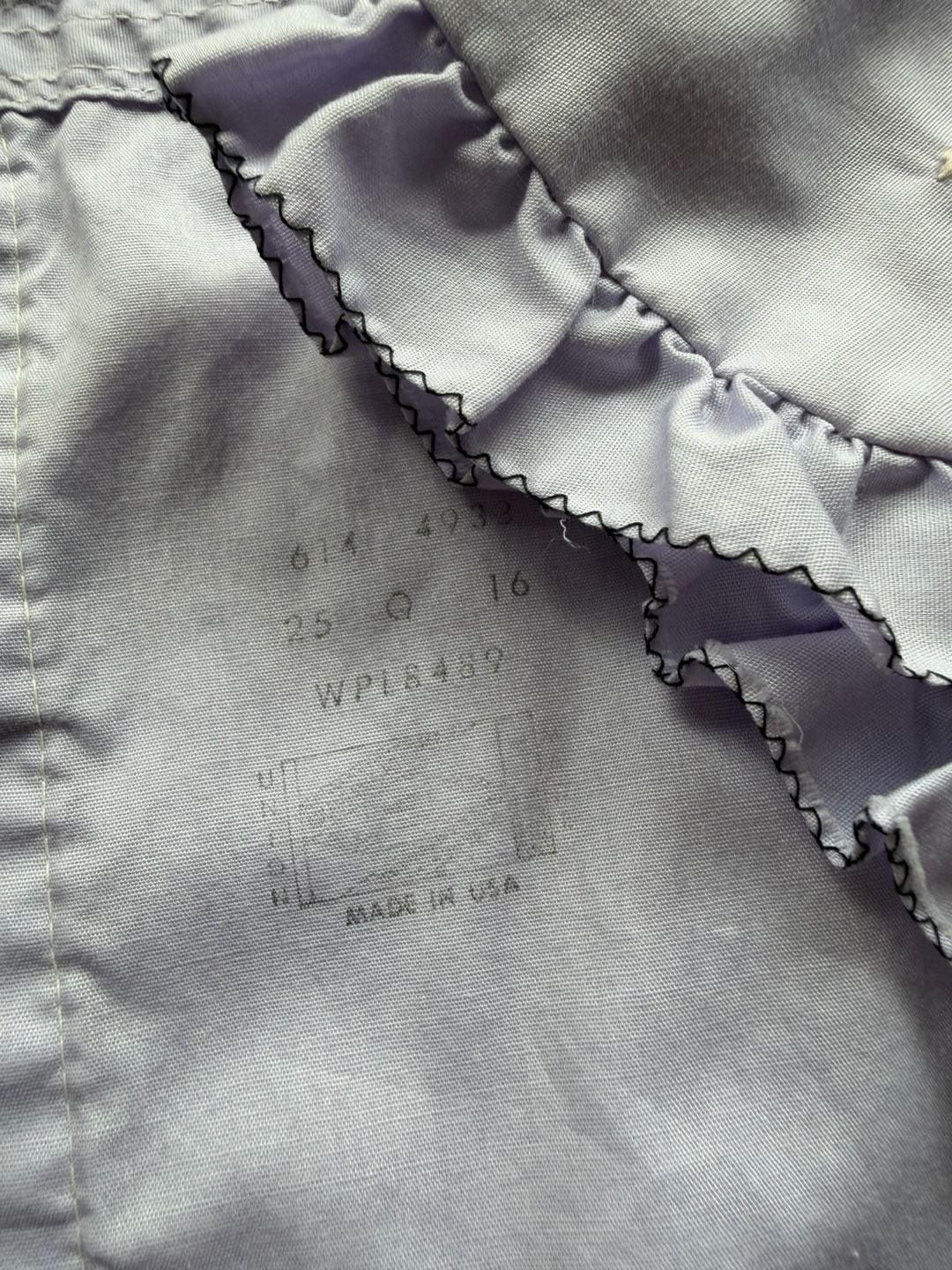 Vintage Lion of Troy Ruffled Tuxedo Dress Shirt Light Purple