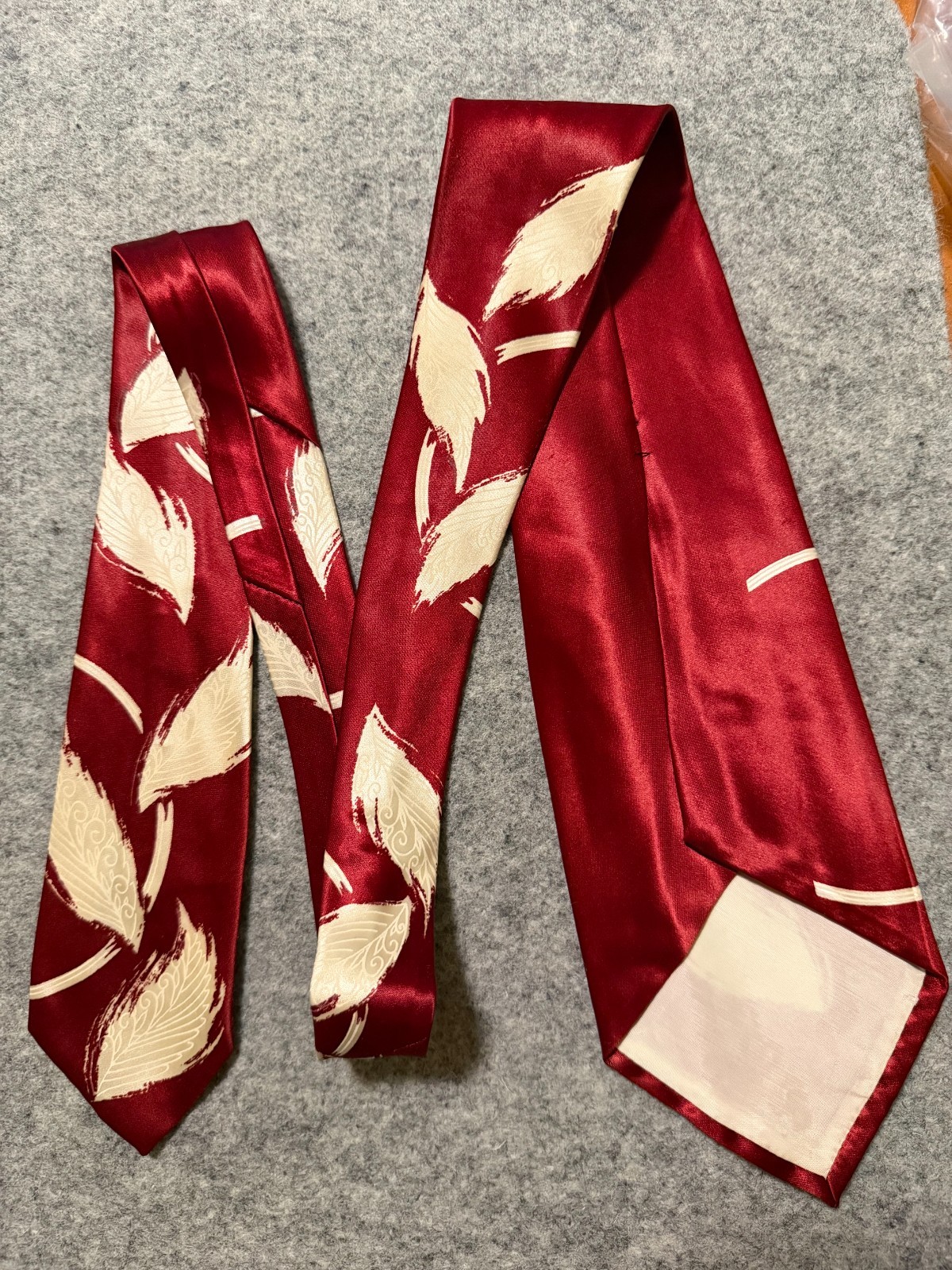 1940s 40s vintage rayon swing tie necktie 1950s 50s
