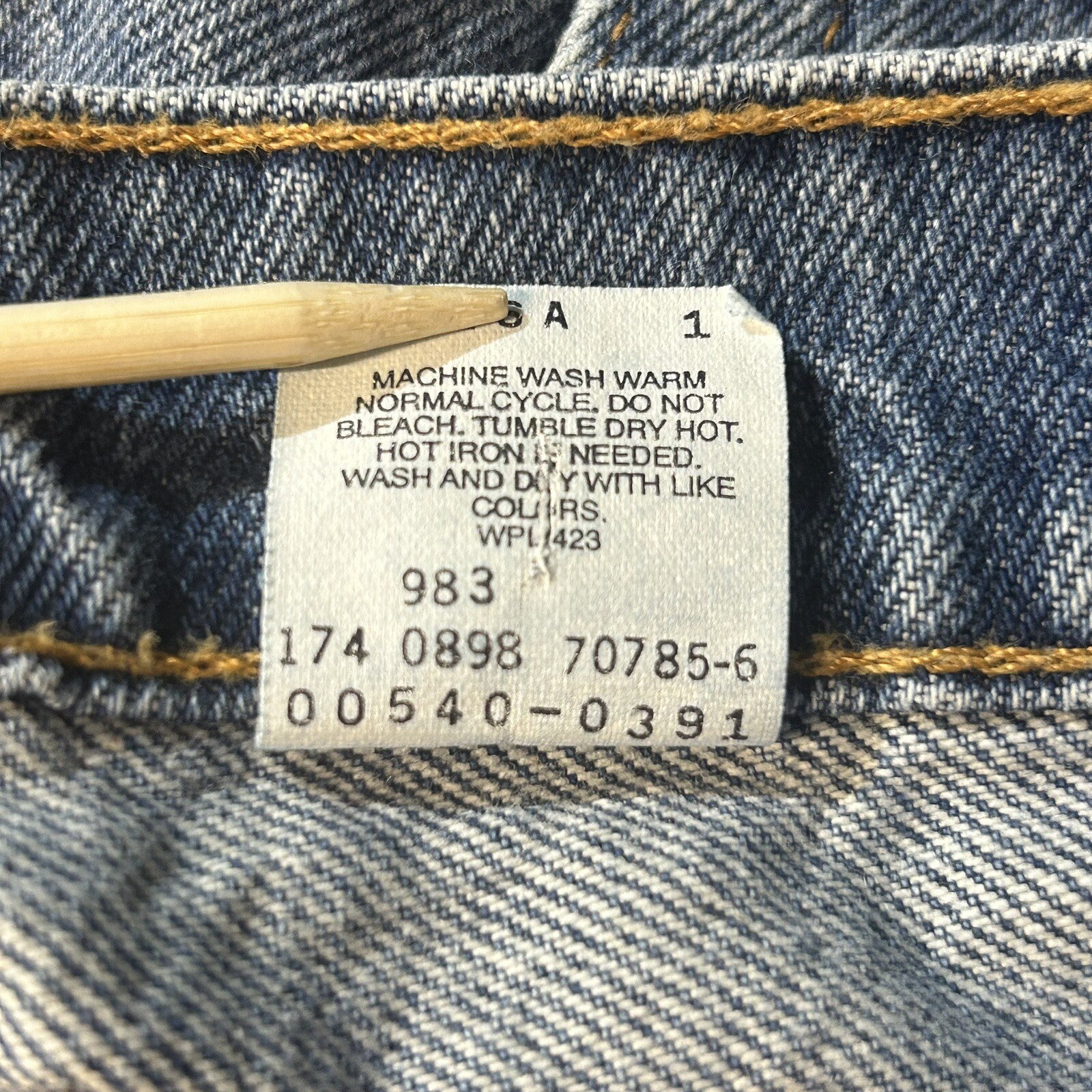 Vintage Levis Jeans 540 Men’s 33/32 Relaxed Fit Brown Tab