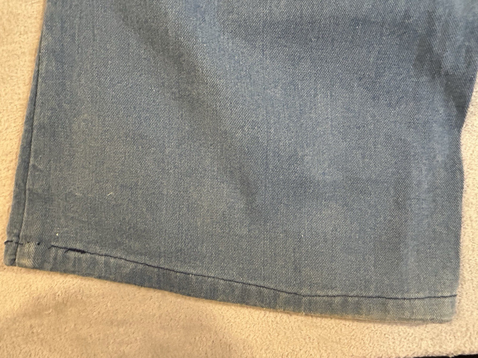 VTG RARE 70s Fancy That Jeans High Waisted Wide Leg Flare Hong Kong Sz 16