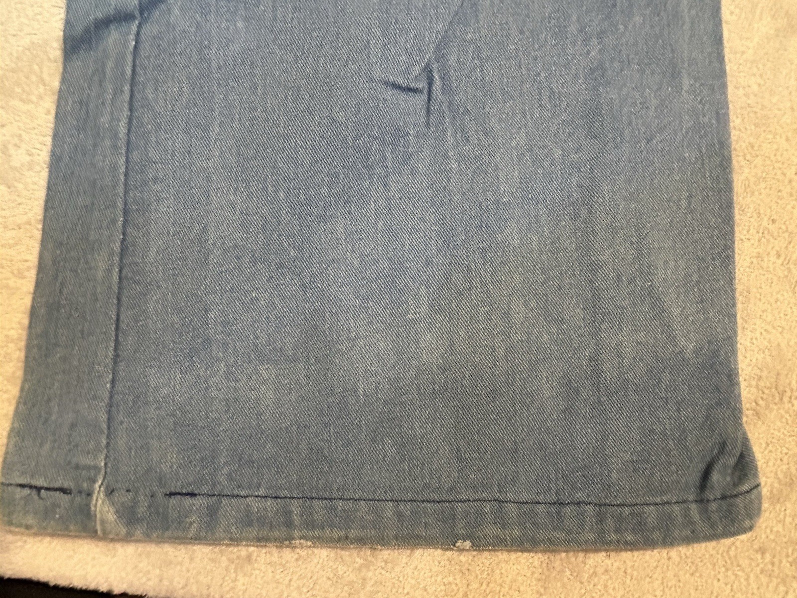 VTG RARE 70s Fancy That Jeans High Waisted Wide Leg Flare Hong Kong Sz 16