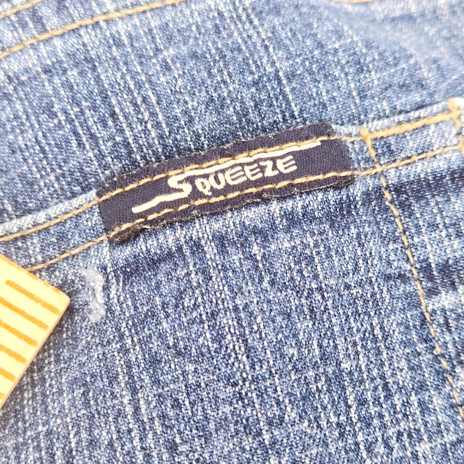 Squeeze Vintage Y2K Stephen Hardy Wide Leg Cargo Style Jeans Plus Size 20