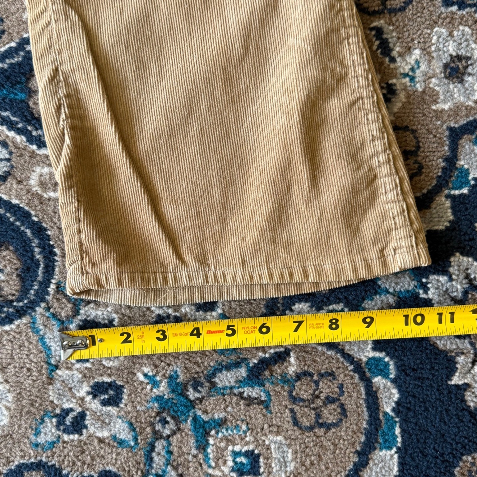 Vintage 70’s Tan Flare Leg Mr. Leggs Corduroy Pants Talon 42 Zipper