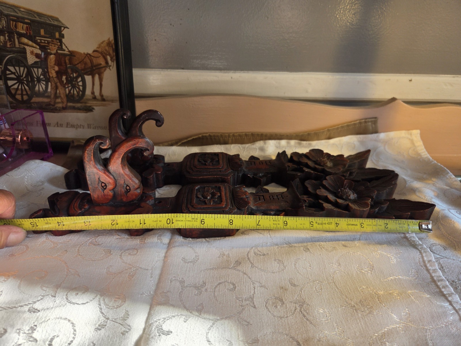 Vintage Elephant Wood Wall Hangers