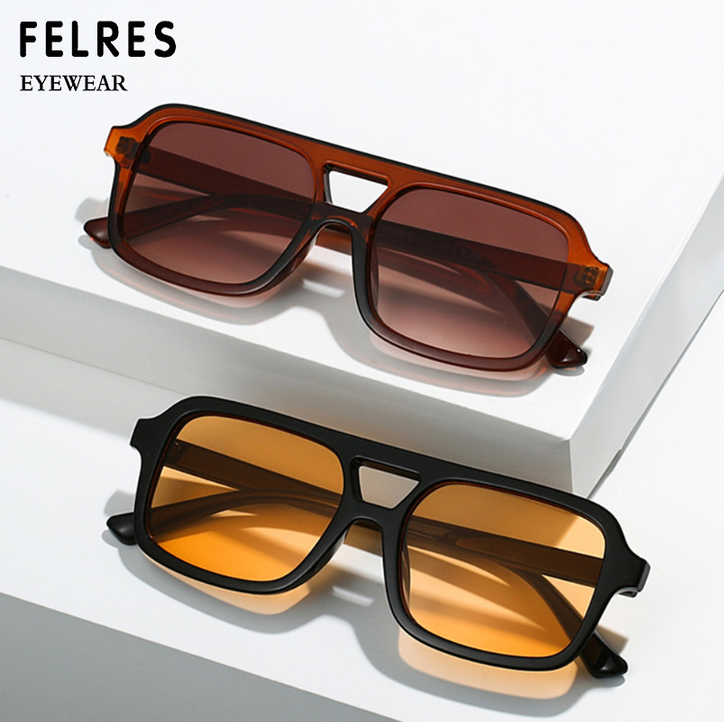 Classic Vintage Square Sunglasses for Women Men Retro 70s Shade Sunglasses