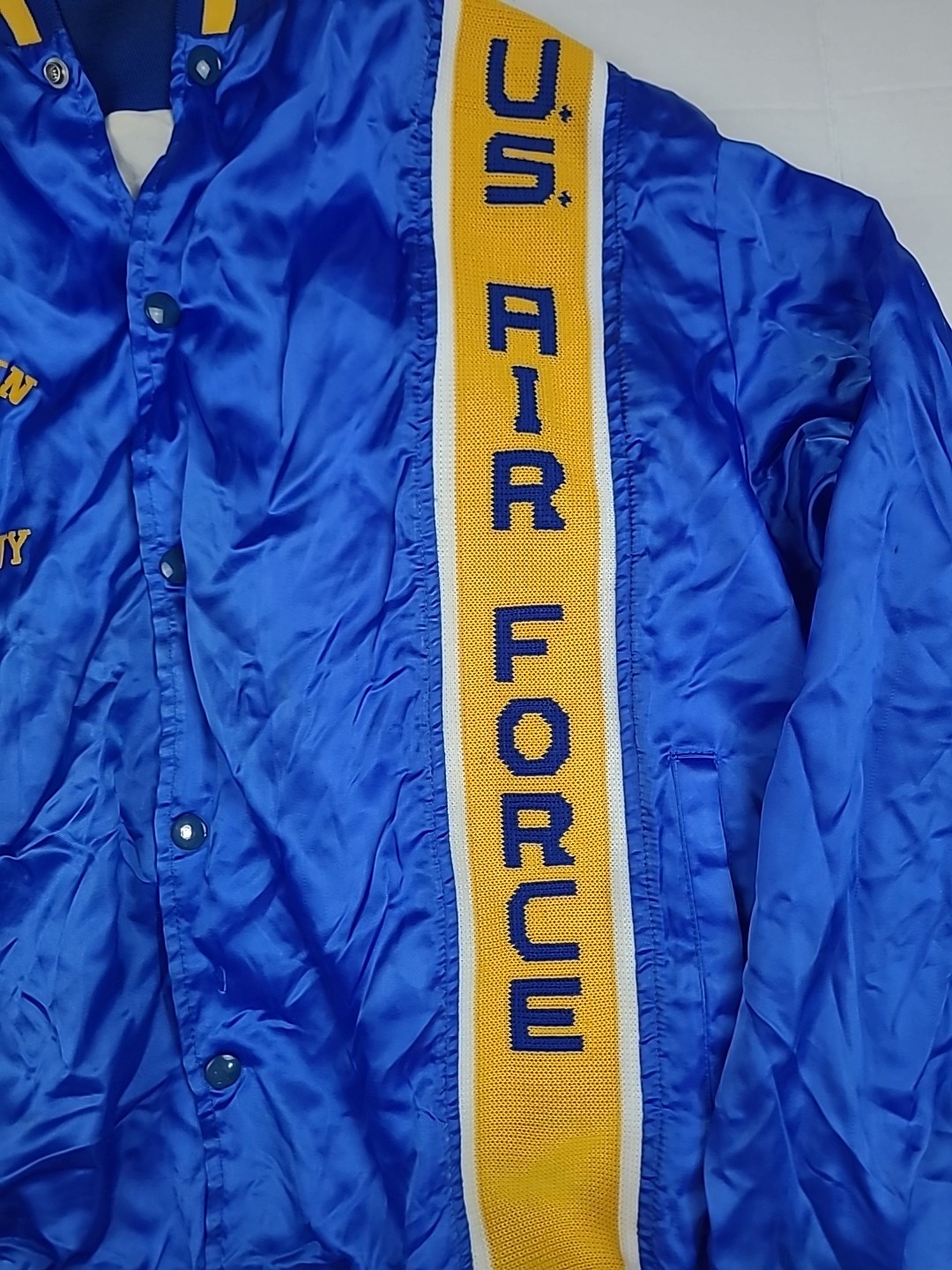 Vintage United States US Air Force Artex Satin Jacket Mens XL Extra Large USA