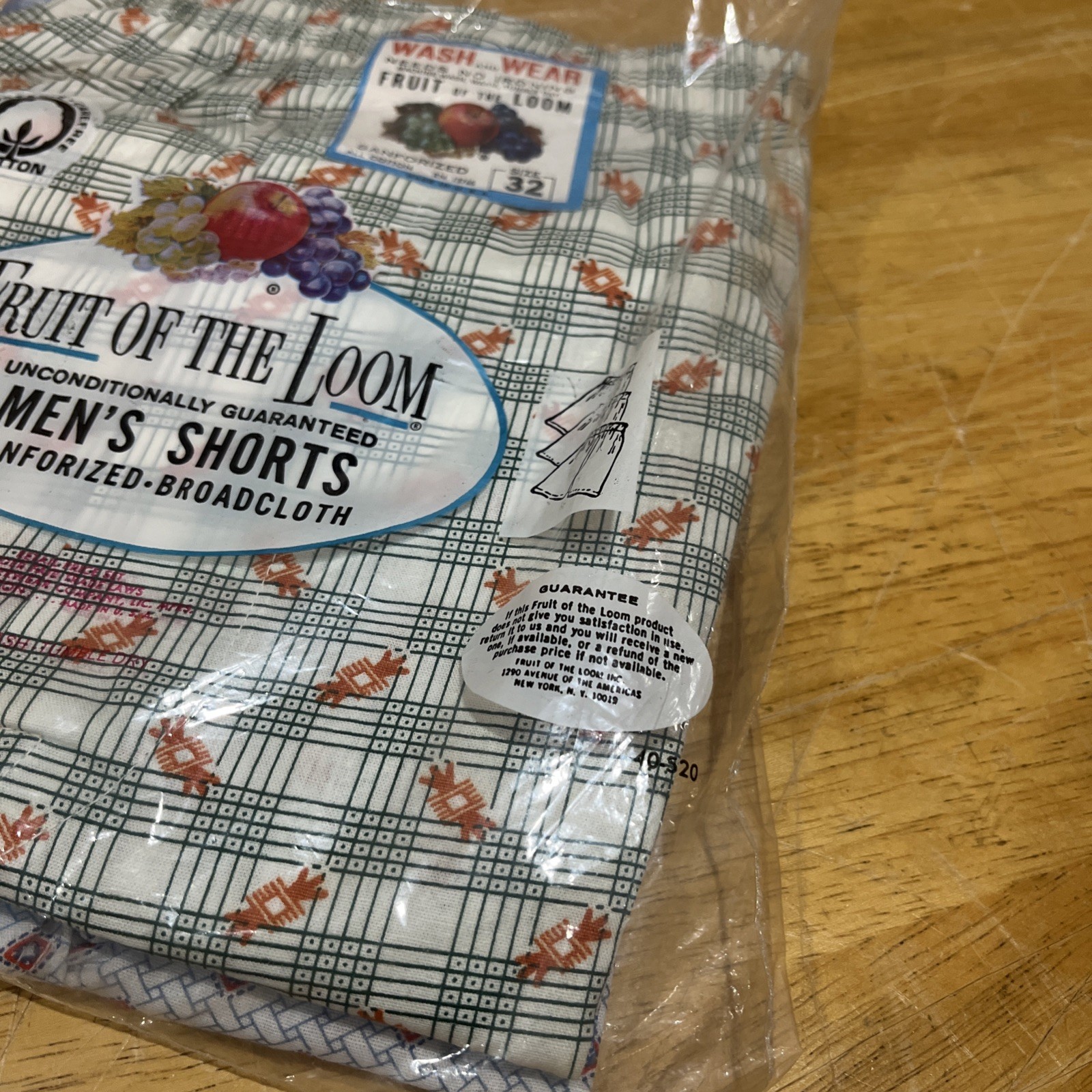 Vtg Fruit Of The Loom Men’s 1960s USA BOXER Shorts NOS Set Of 3 Size 32