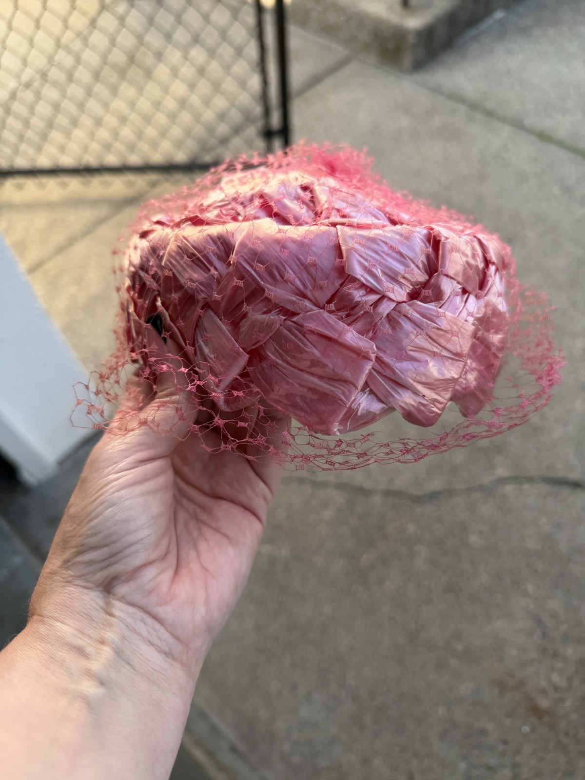 Vintage Pink Women’s Pillbox Hat