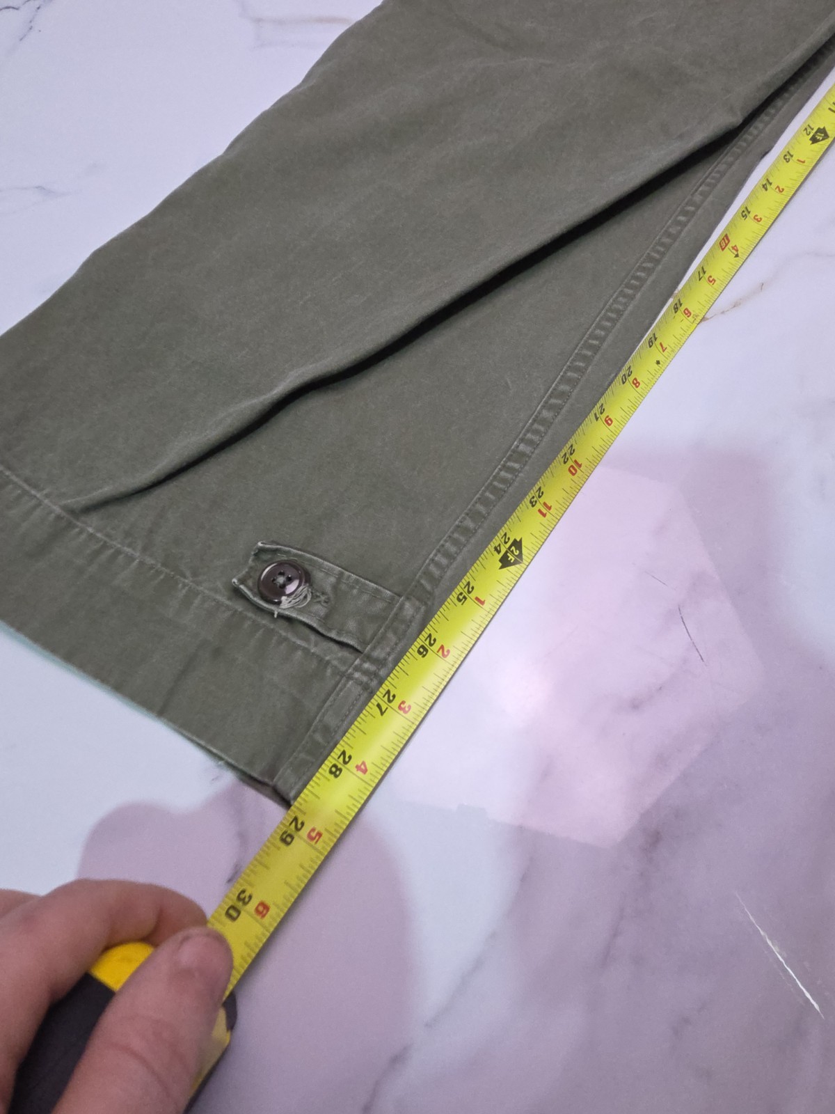 Vintage M-1951 Military Cargo Trousers Field Pants Size Regular Small 32×30