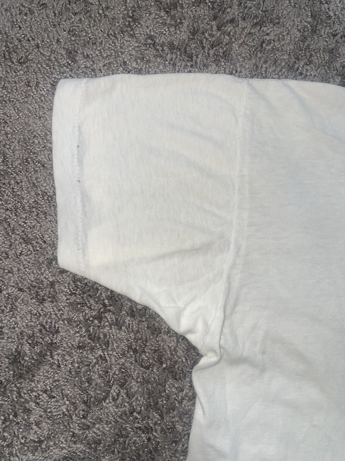 Vintage 80s Fruit Of The Loom White Blank T Shirt