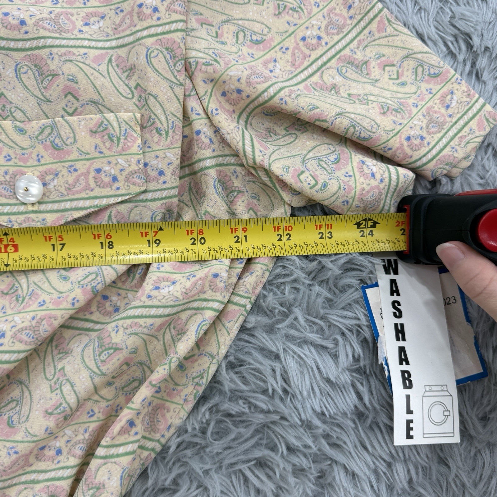 VTG Leslie Fay Dress Womens 16 Paisley NWT Cottagecore Prairie Tradwife Modest
