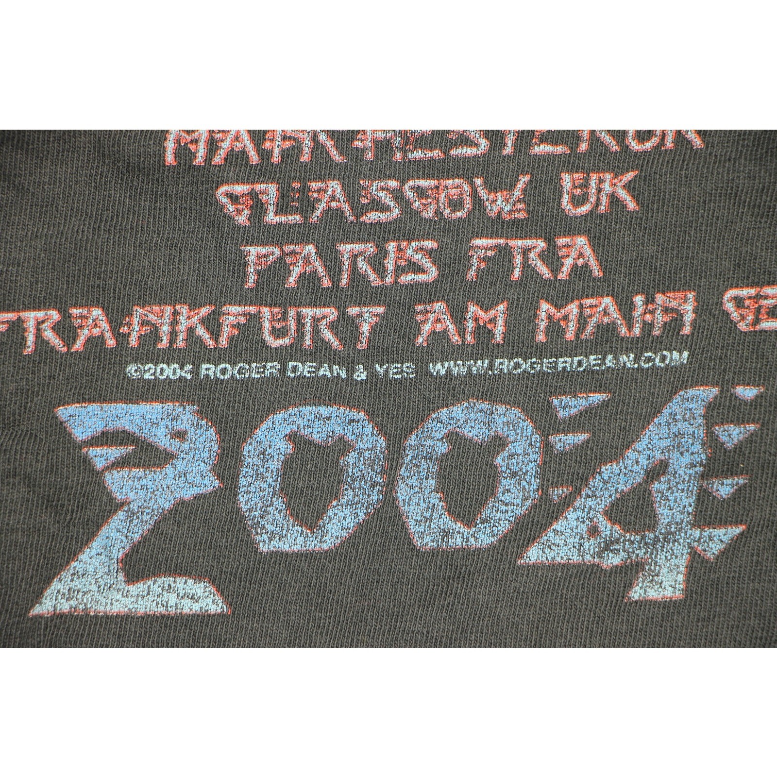 Vintage 2004 Yes Tour Band Tee L