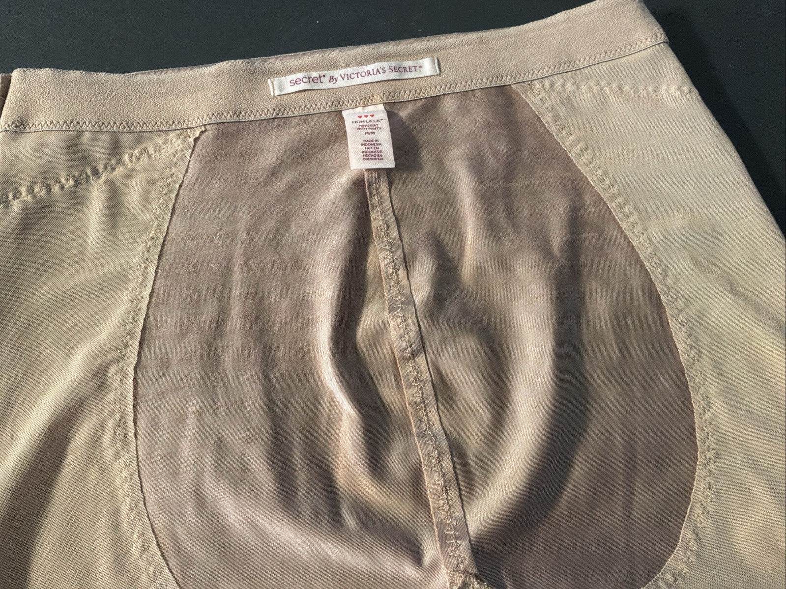 Vintage~Secret By Victoria’s Secret OHH-LA LA MINISKIRT W/PANTY SHAPER Size M