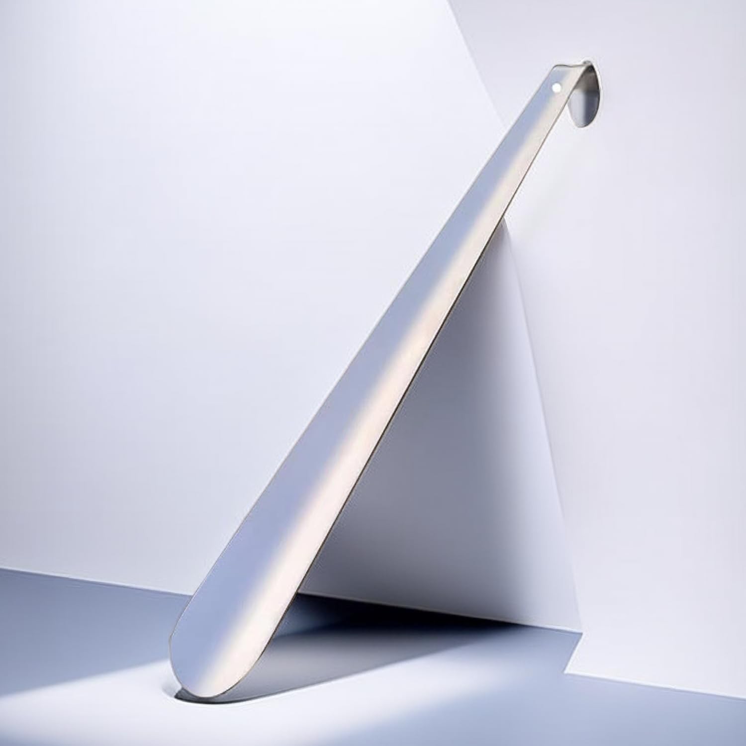 2Pack Stainless Steel Shoe Horn 16.5 Inch Extra Long Metal Shoe Horn for Seniors