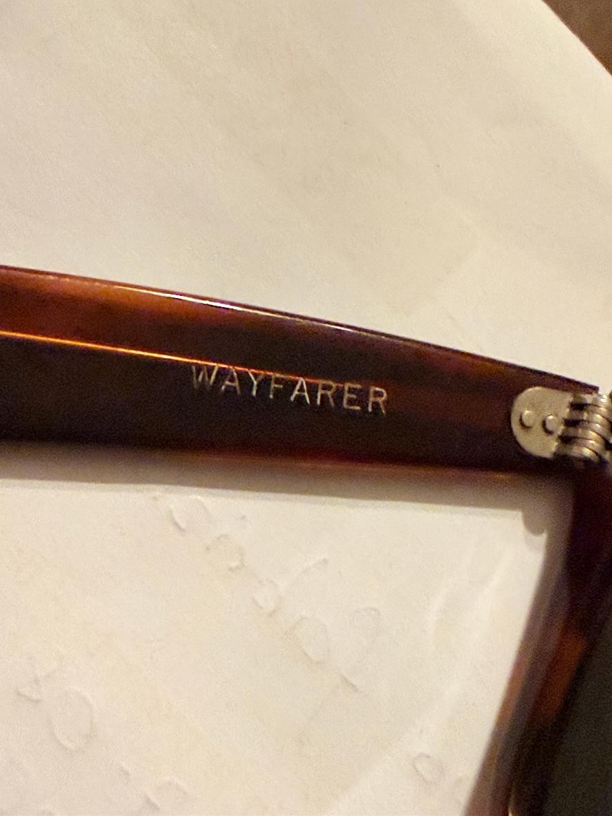 Vintage B&L Ray Ban Wayfarer BL 5022 Tortoise Sunglasses USA Bausch & Lomb