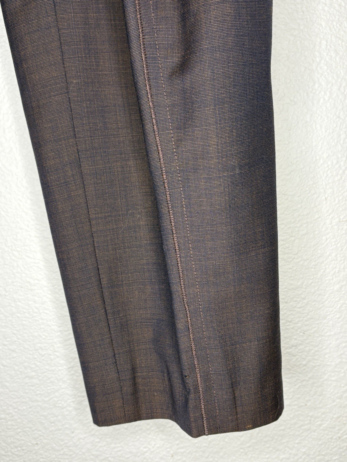 VTG 80s Gianni Versace Brown Trousers Made in Italy IT 38 US 00 24″ Waist