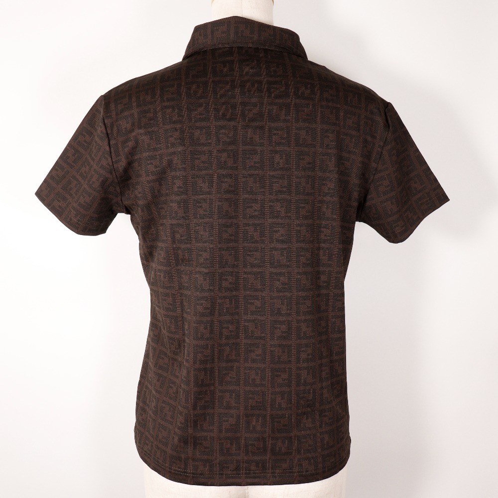 Fendi Zucca Rayon Polo Shirt – DUTY FREE