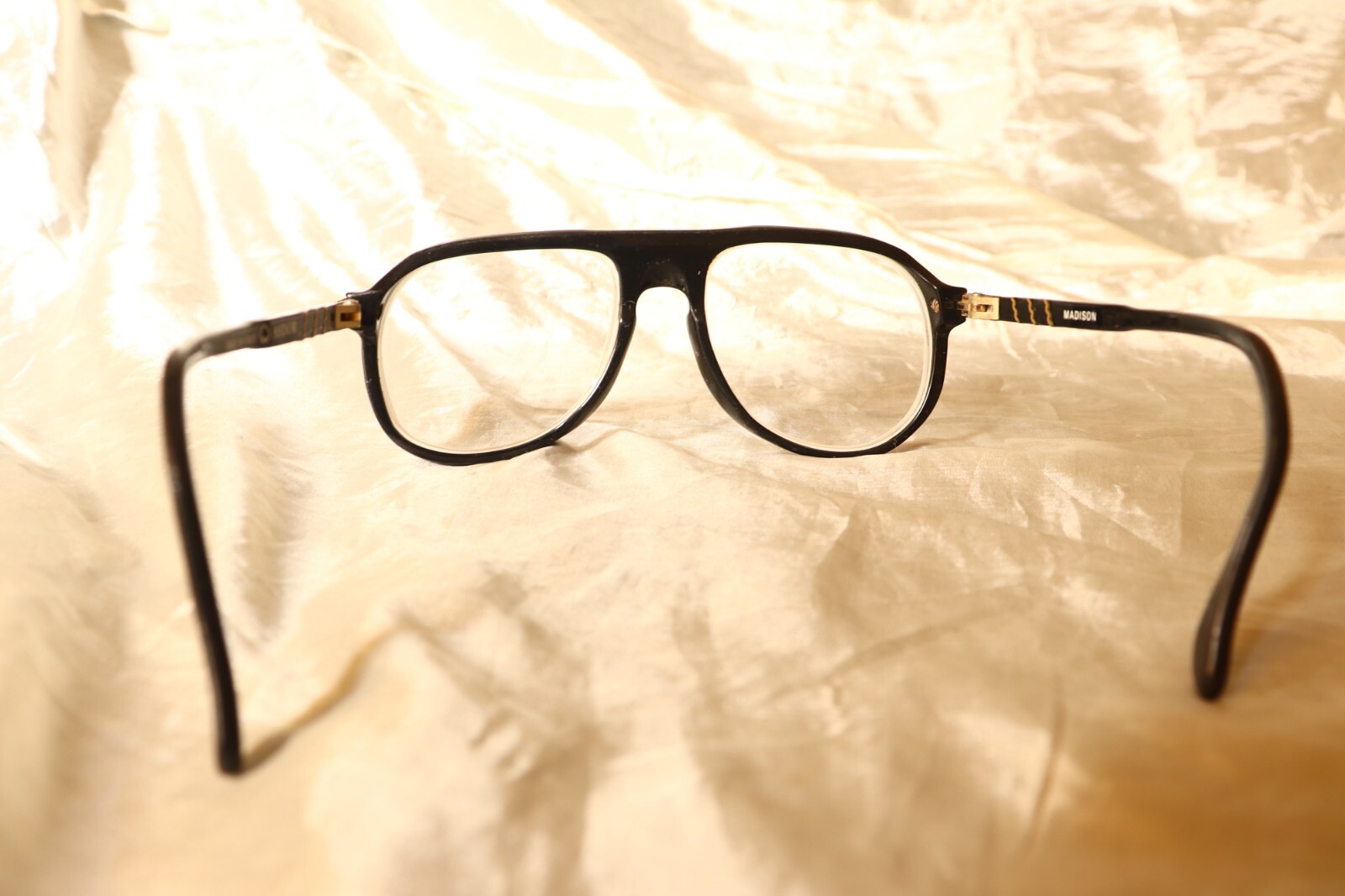 MADISON ASDOR Made in Italy Eyeglasses Frame Vintage Aviator Full Rim Glasses