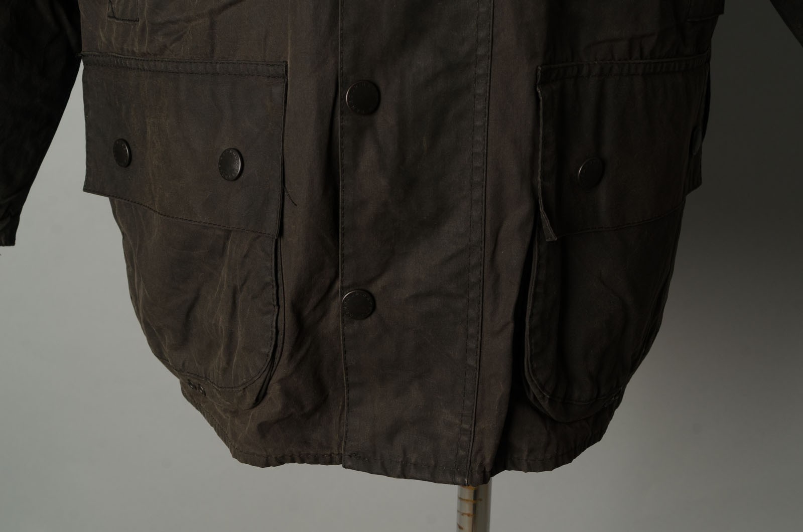 VTG 90s Barbour Beaufort Waxed Jacket Size C40/102CM Made in England