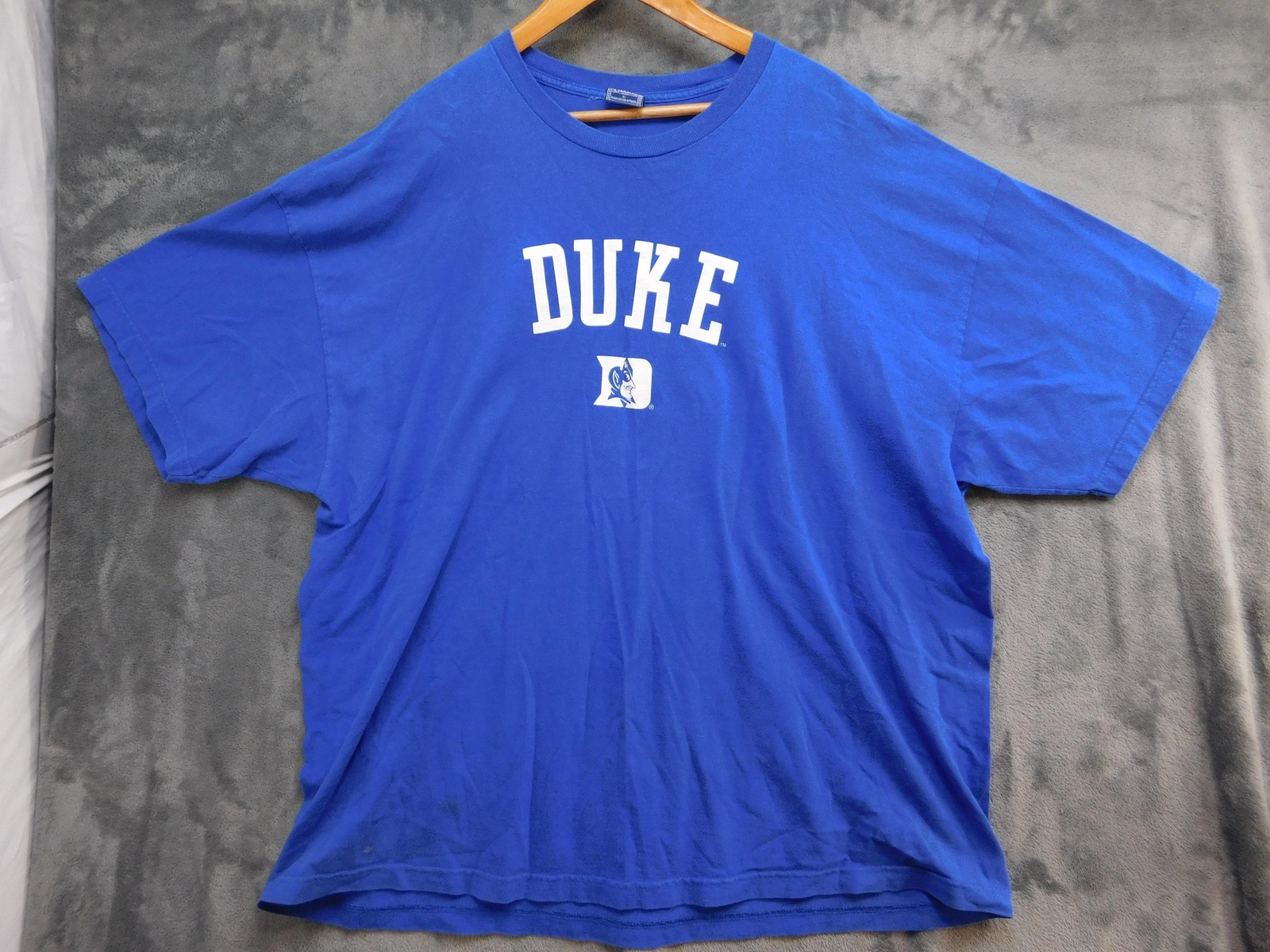 Champs Sports Shirt Mens 2XL Blue Duke Graphic Cotton Made In Mexico Official