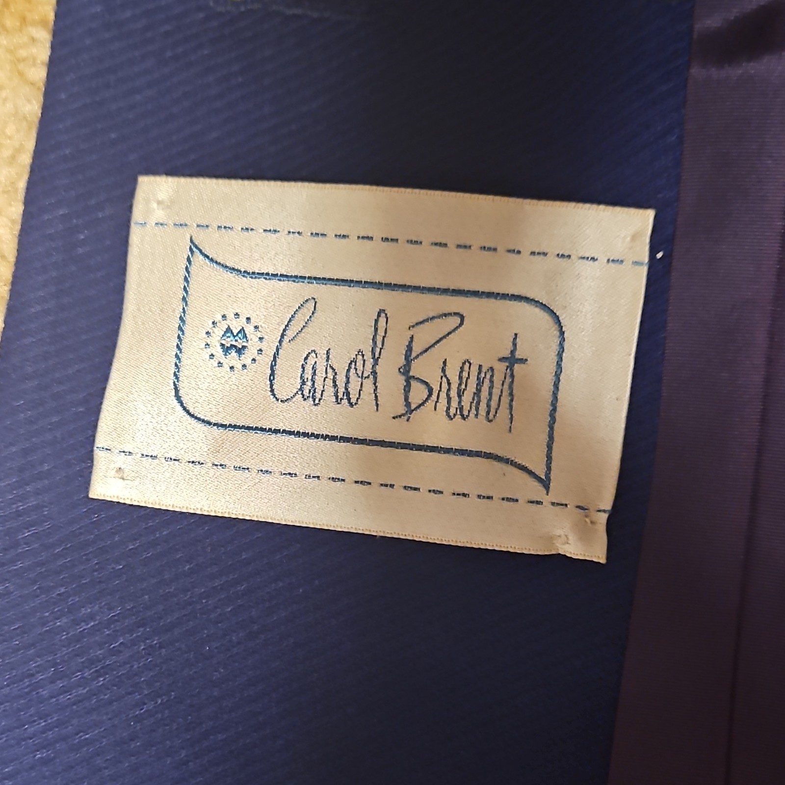 Carol Brent Vintage Blue Double Breasted Coat Original Style MPN 752304