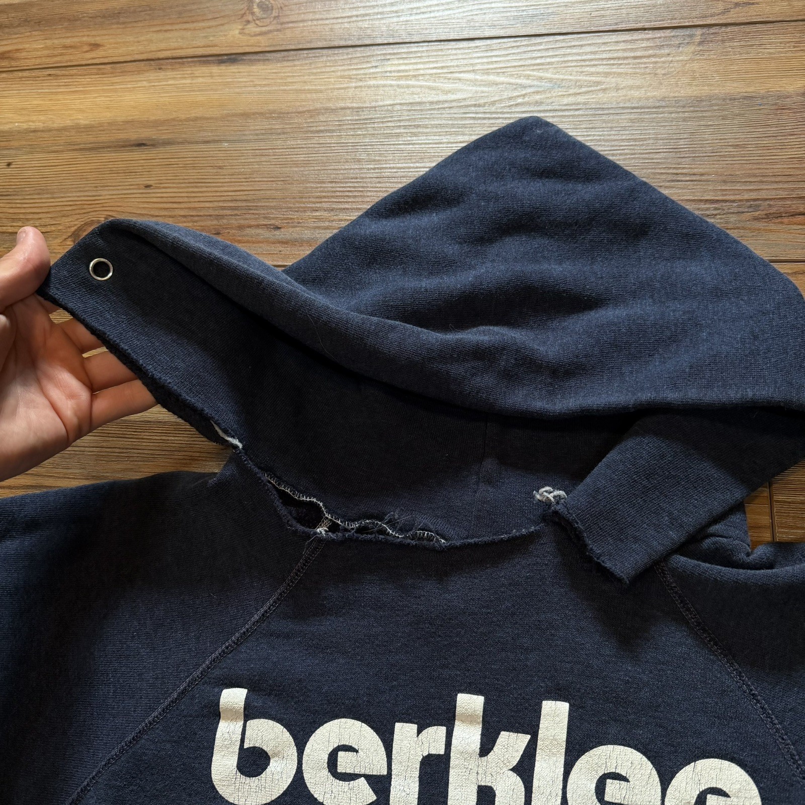 Vintage 70s Berklee College of Music Hoodie Tagged Large Fits Smaller Boxy Rare