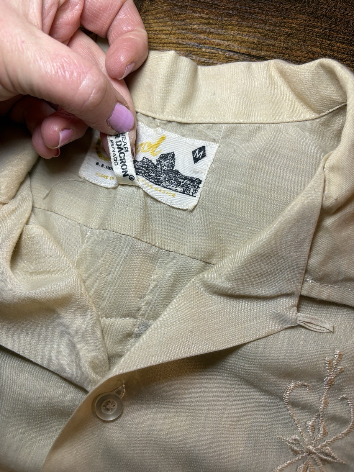 Cuban D’Accord Guayabera Resort Vacation Shirt Men’s Medium Classic VTG