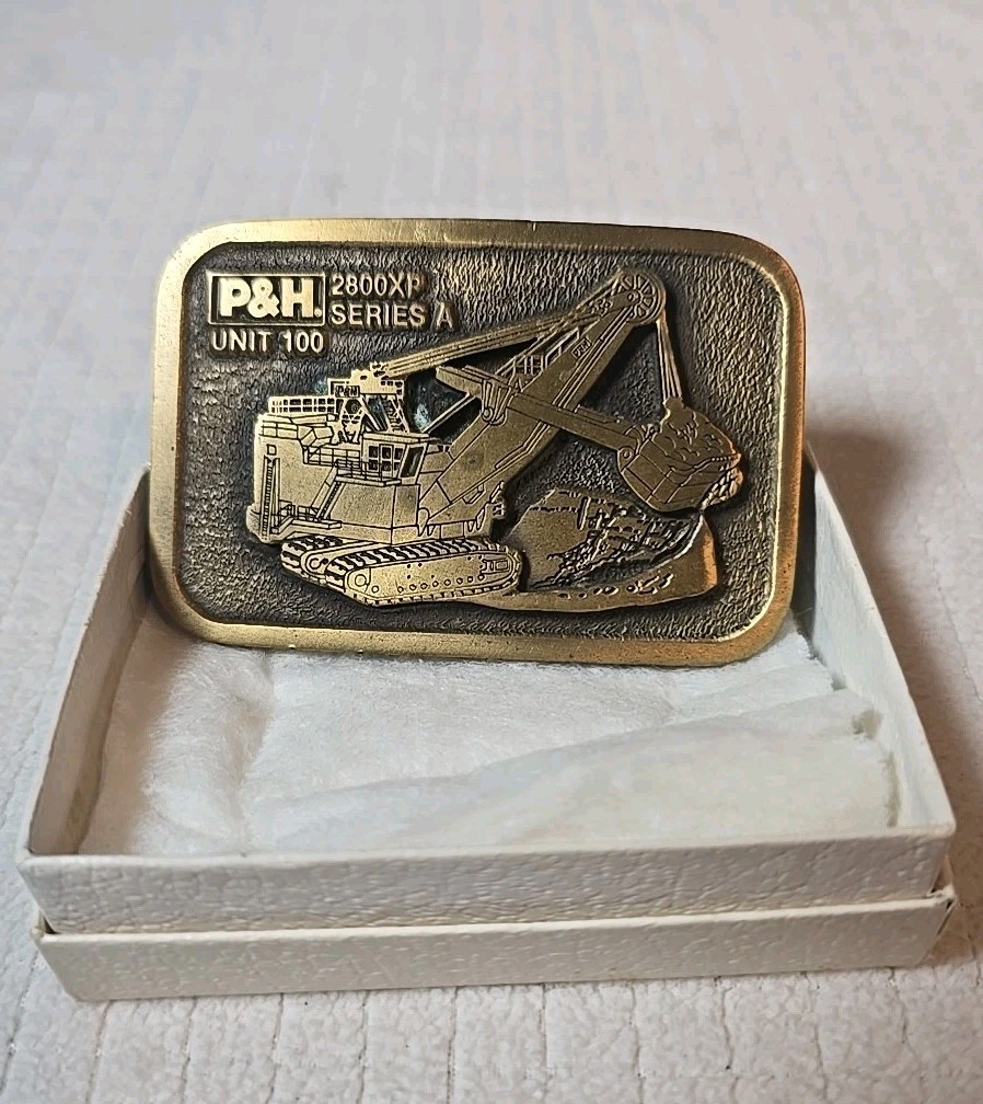 P&H 2800XP Series A Unit 100 #71 Belt Buckle