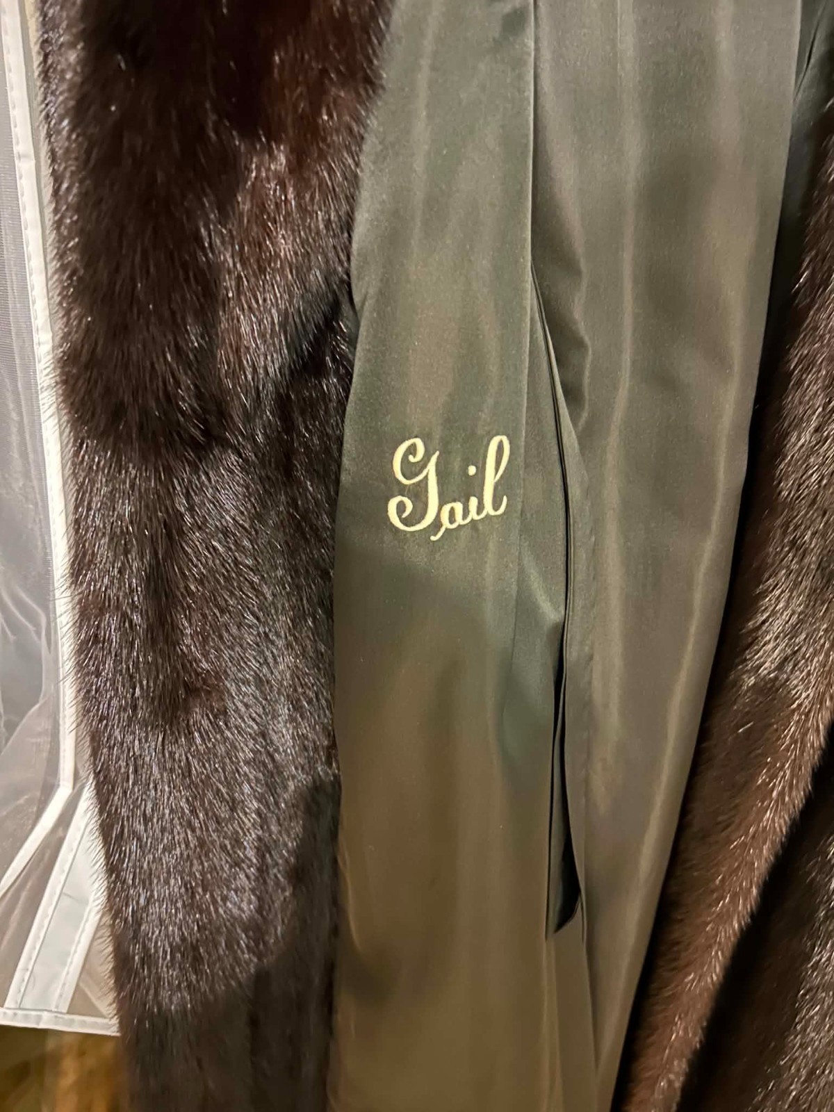 Vintage Full Length Dark Ranch Mink Fur Coat