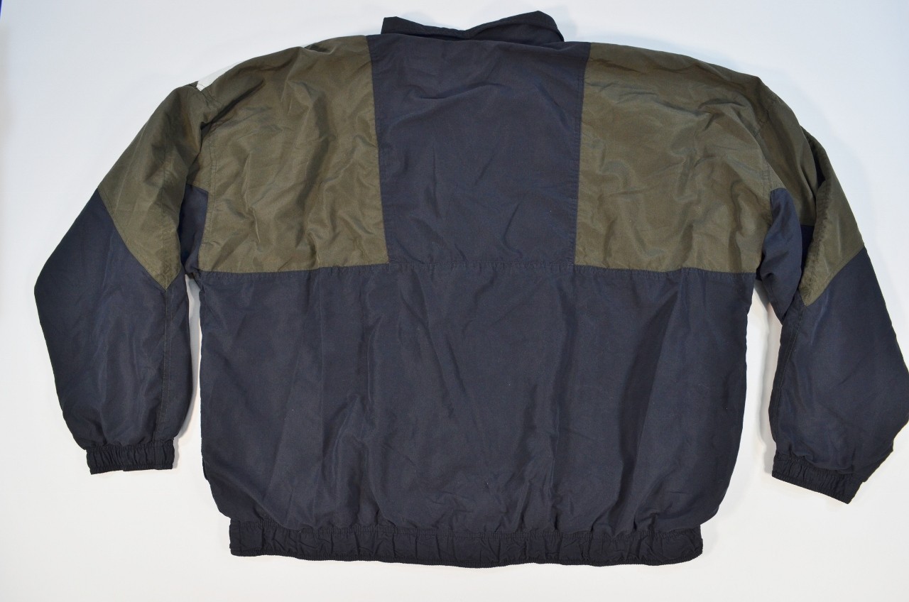 VTG 90s Perry Ellis America Color Block Fully Lined Windbreaker Jacket Size 3XL