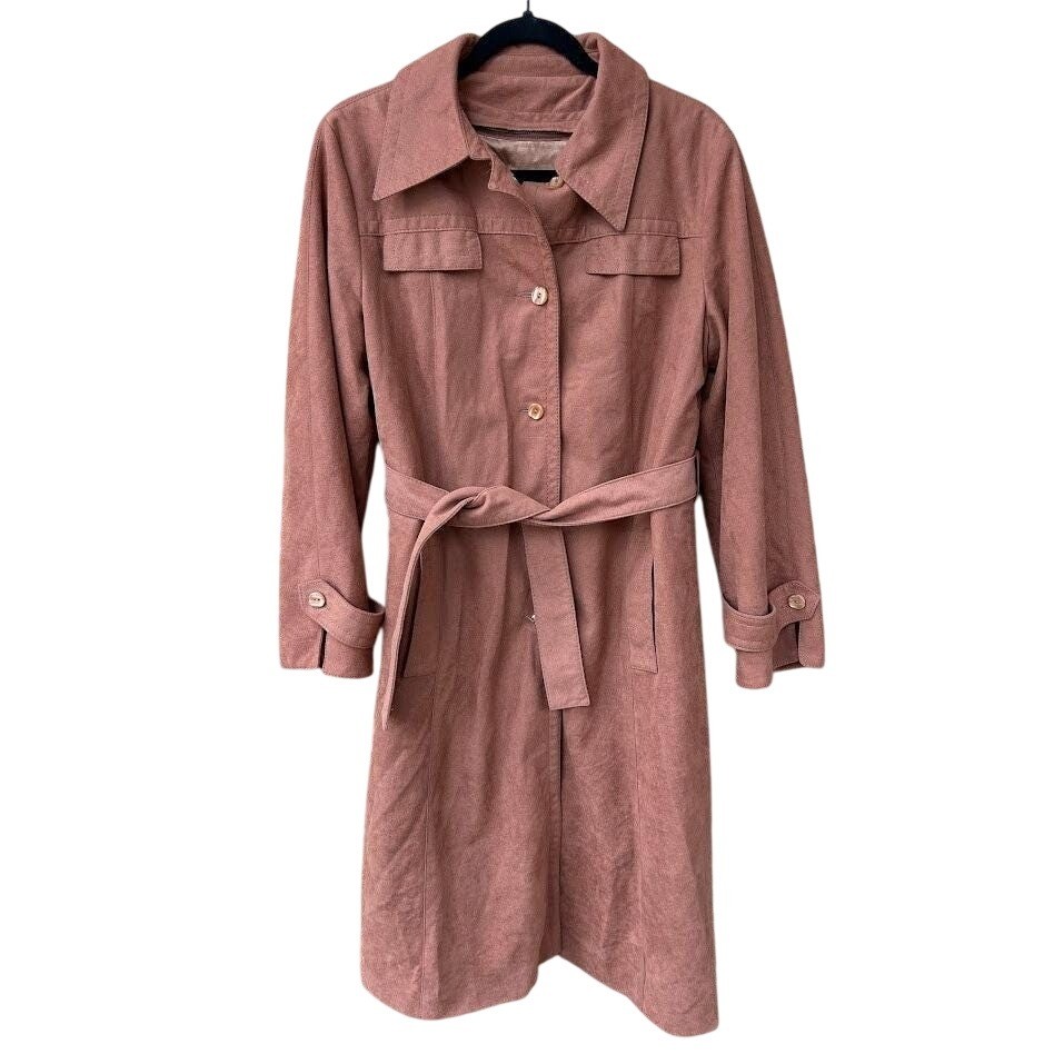 Vintage Forecaster of Boston Trench Coat Jacket Zip out Liner Size Large