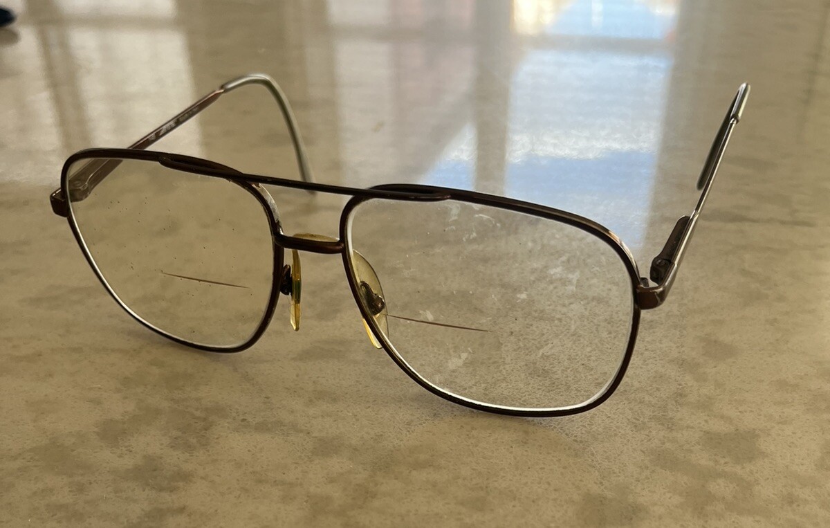 Vintage EYETEL Italy Eyeglasses Brutus 012 Stylish FRAMES ONLY 60/16/145mm