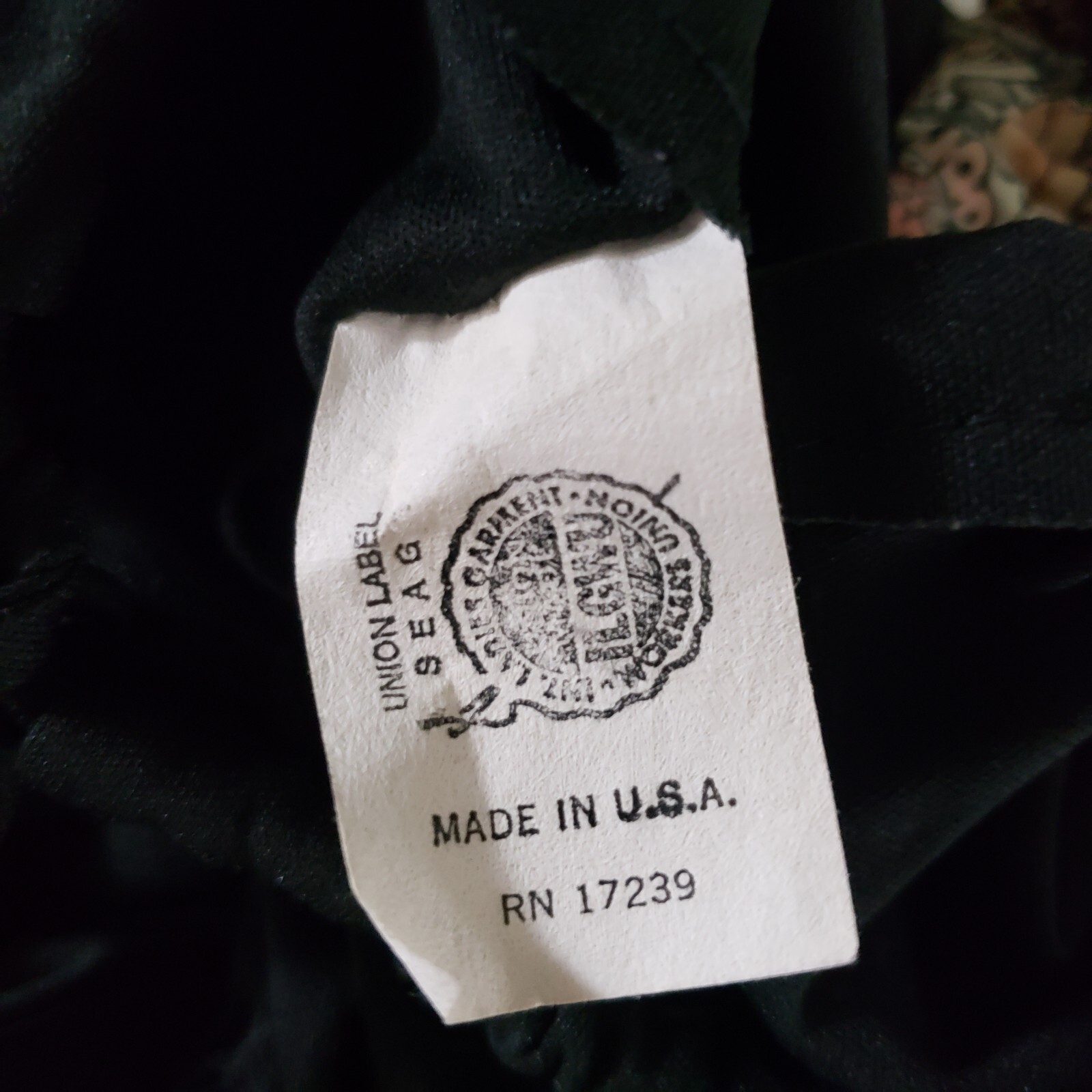 Vintage 70s Boho Dress Womens 9 Black Polyester Cotton Floral Accents Midi Retro