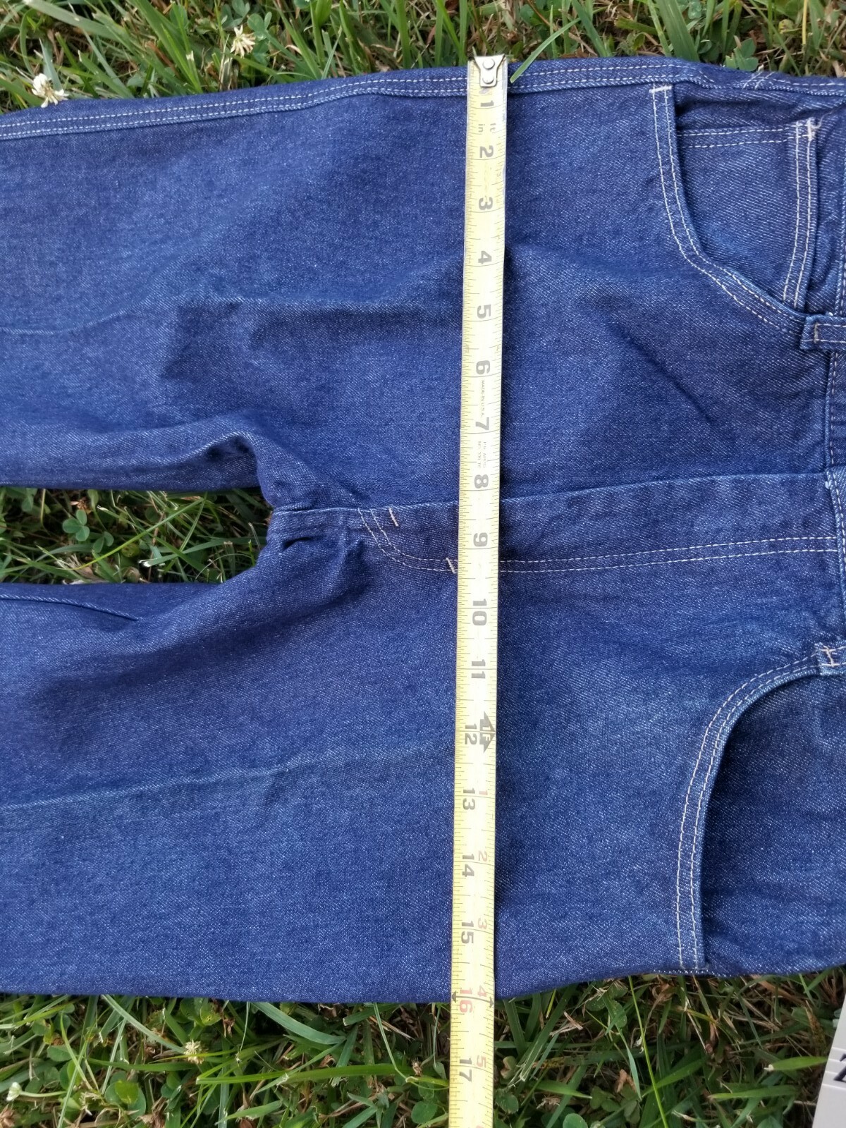 Vtg 70s Zacari I.C.Isaacs & co Men light Wash Cigarette Jeans size 28L new
