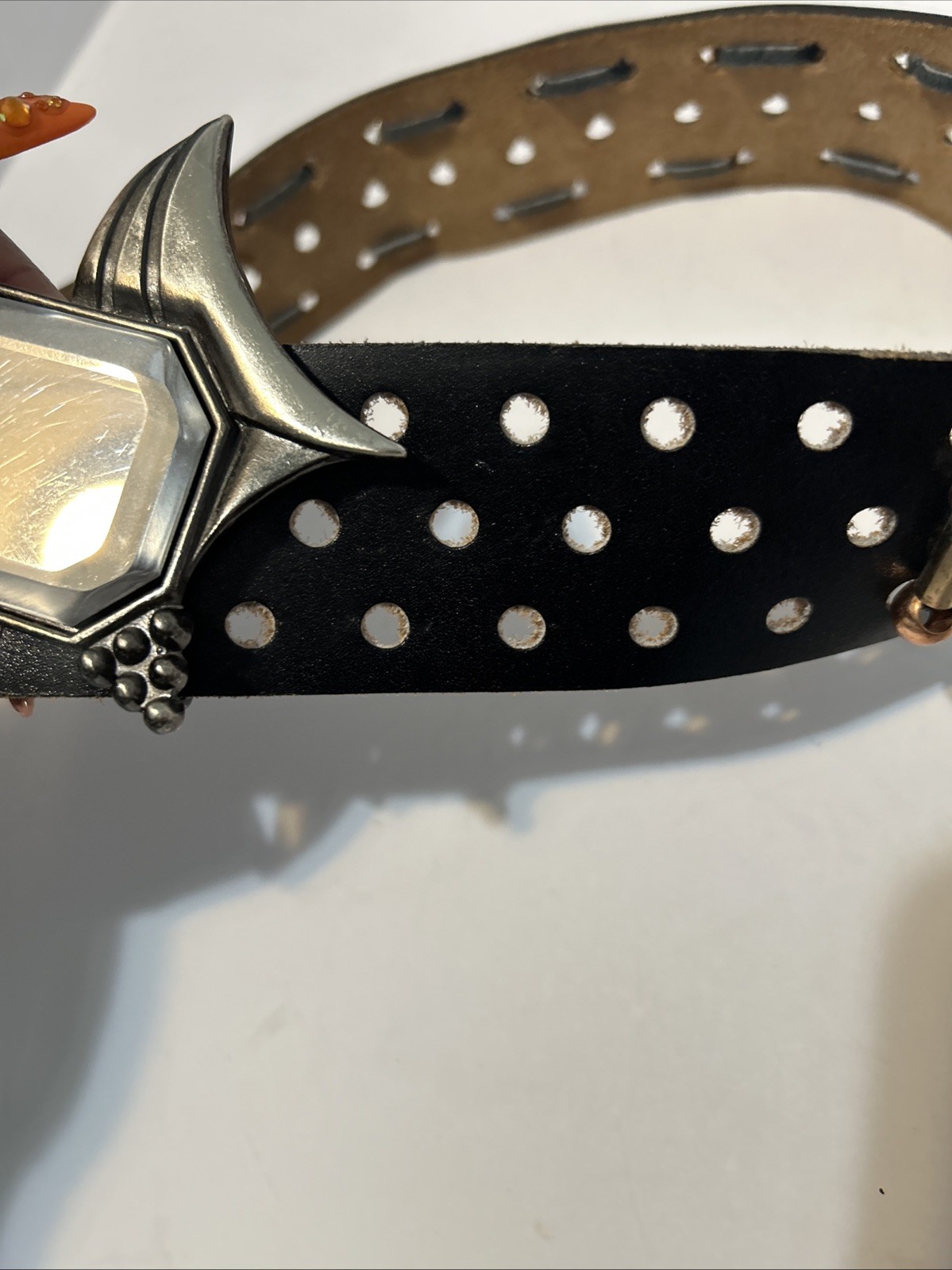 Handcrafted Leather Belt With Buckle 40’ Inches Long