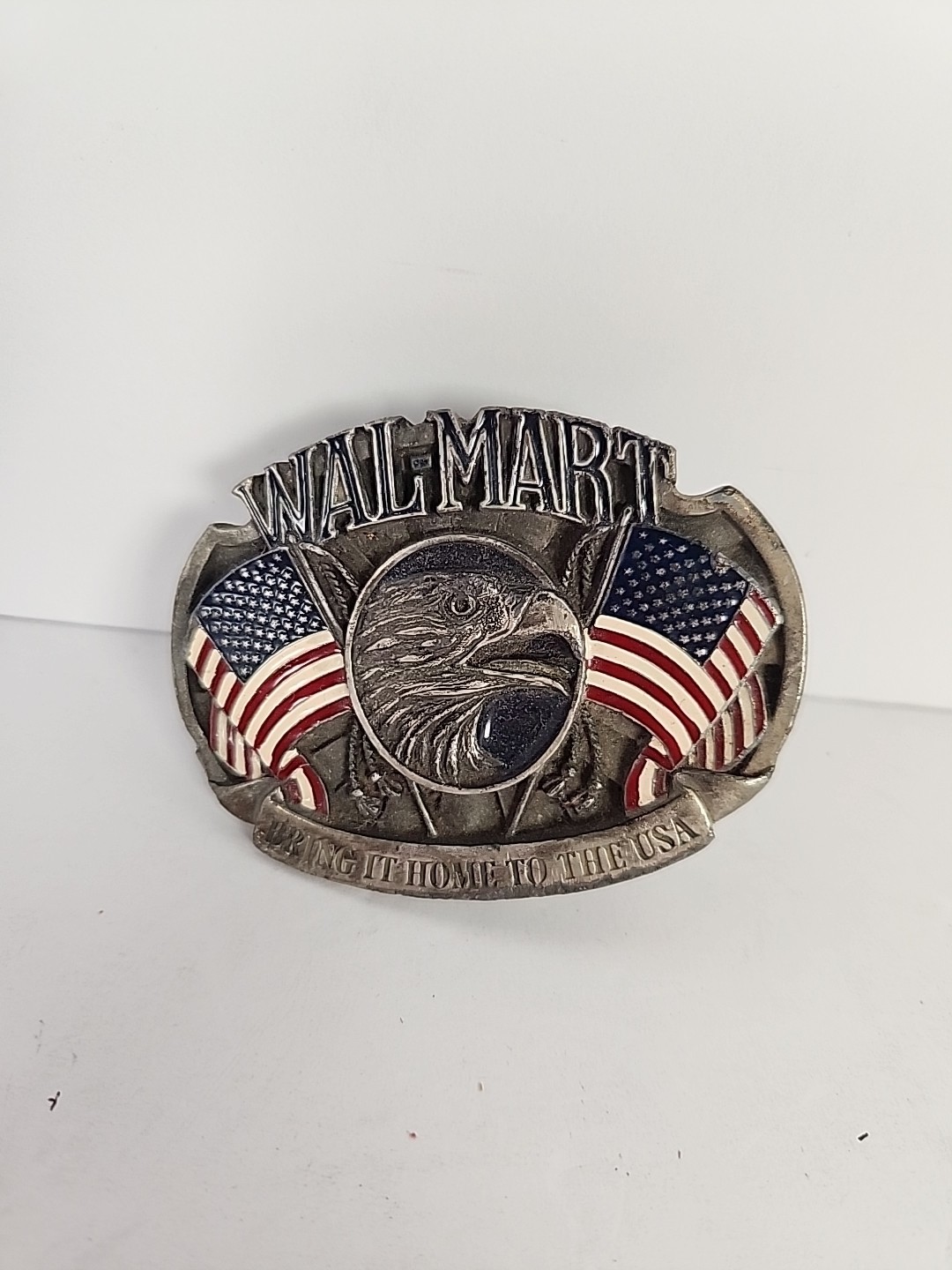 Vintage Walmart Transportation Truck Driver Limited Edition USA Made Belt Buckle