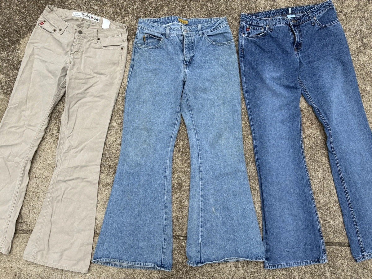 Vintage 90s Y2K Flare Jeans Delia’s Alloy Catalog 1990s Pants Lot Mudd LEI