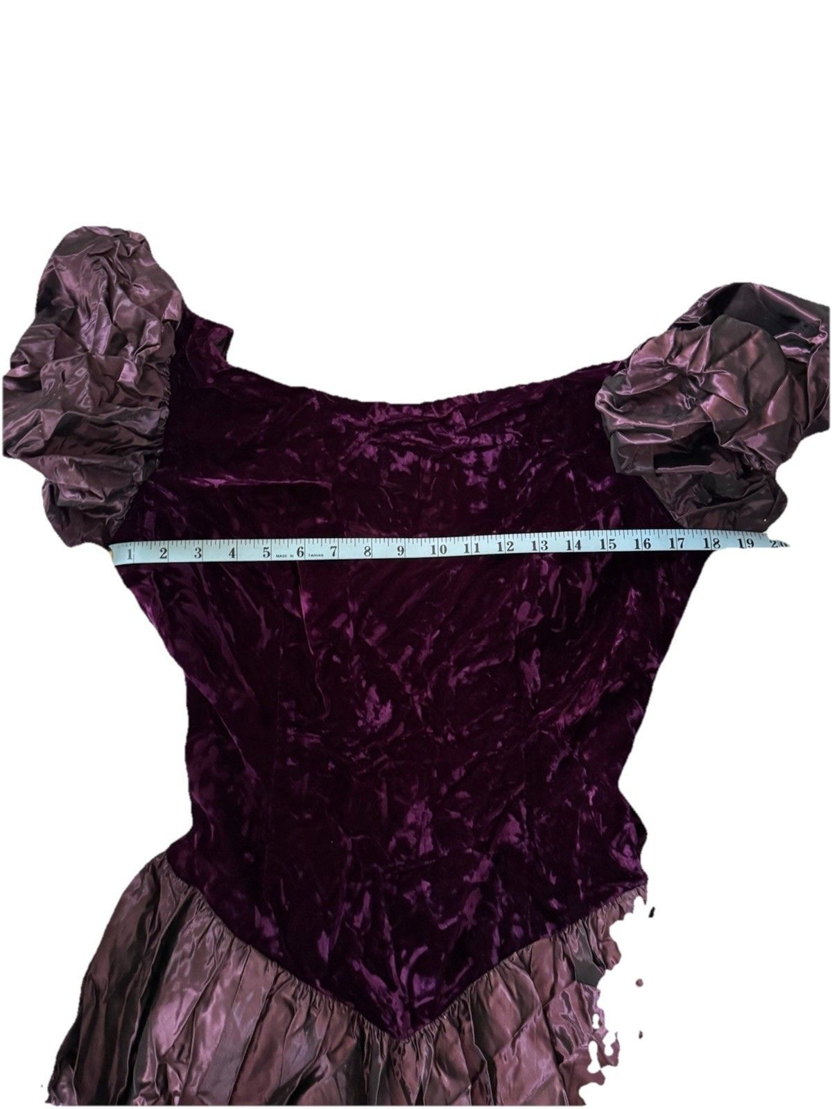 Vintage 80s 90s Lori Ann Deep Purple Gown – Dramatic Back Bow