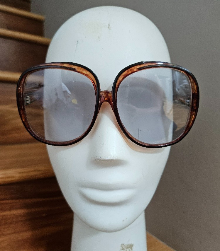 Vintage Renauld of France Oversized Tortoiseshell Sunglasses Retro Glam Jackie O