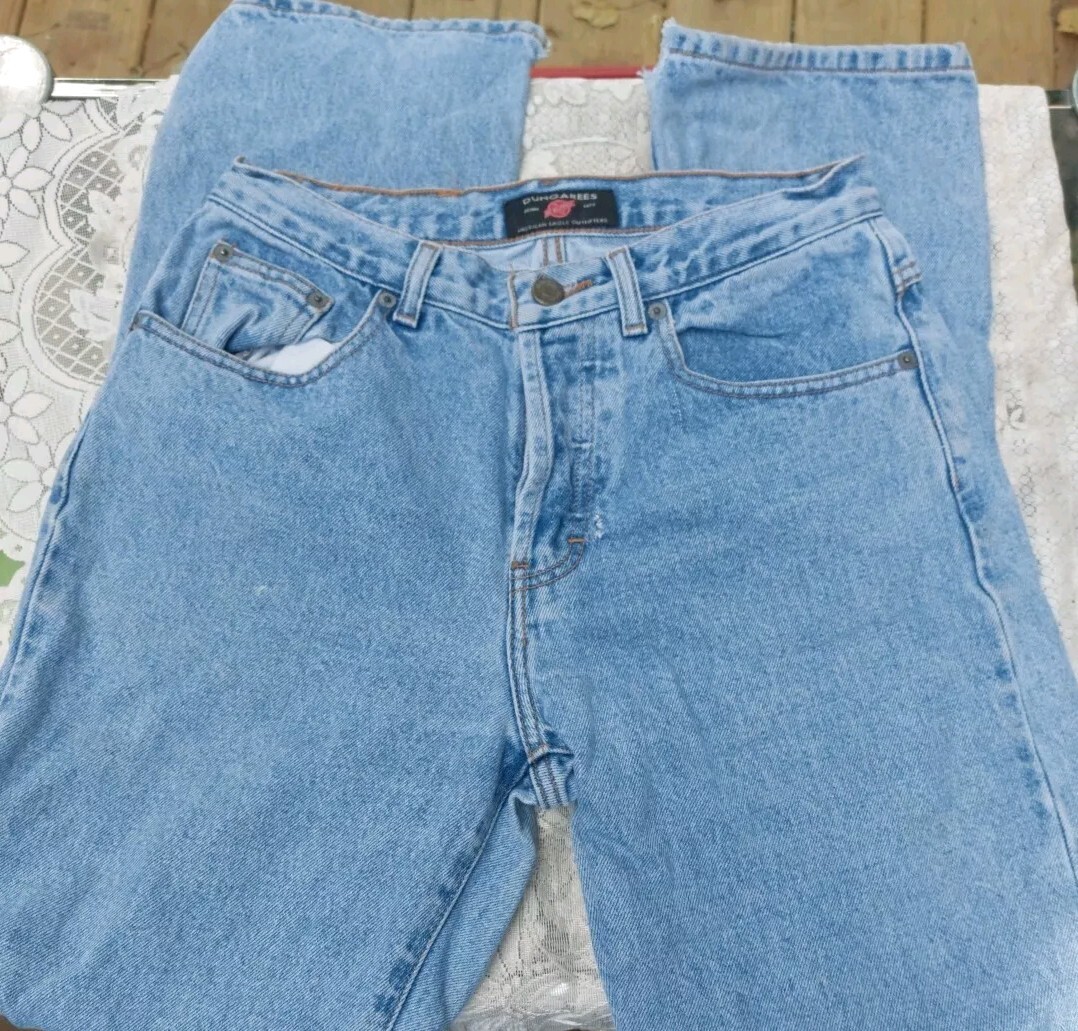 VINTAGE AMERICAN EAGLE OUTFITTERS DUNGAREES WOMEN’S SIZE 4 Reg MOM