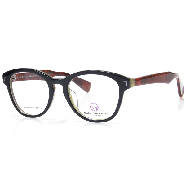 Matsugawa mune mm028 c28, Made in Italy Acetate Material Eyeglass Optical frames