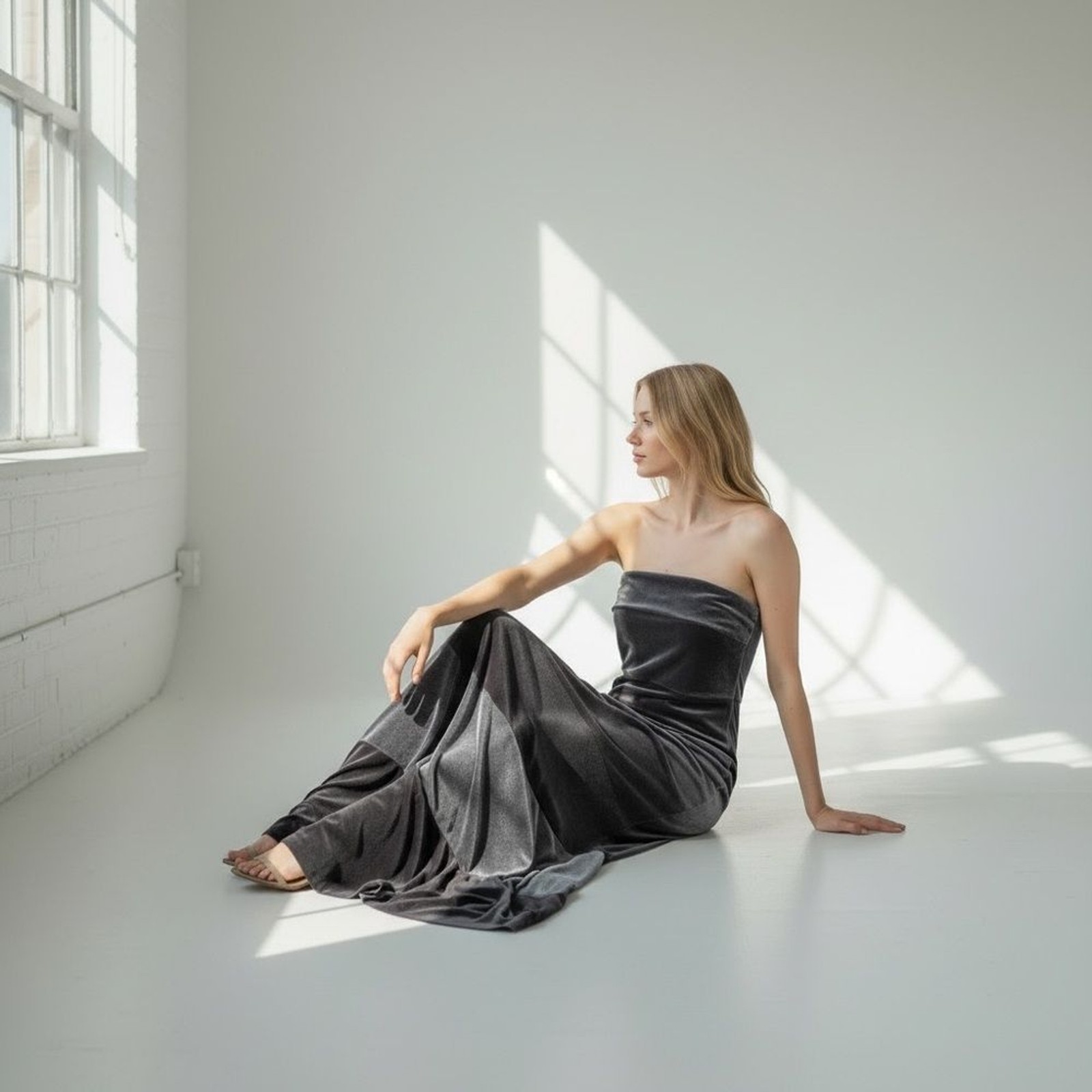 Vintage Rimini by Shaw Velvet Strapless Gown