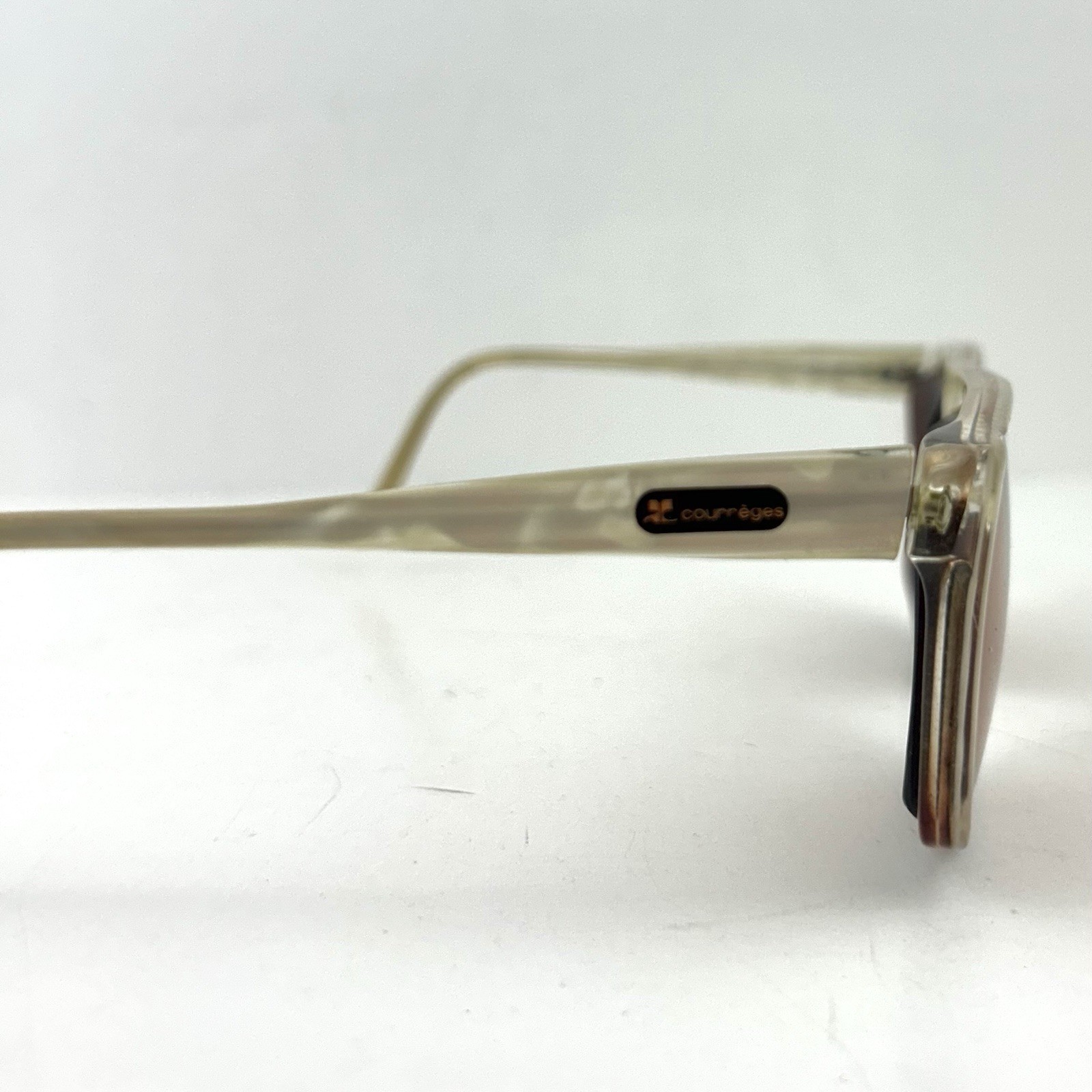 Vintage Courreges Sunglasses Style 141 Striped Plastic READ* Women’s
