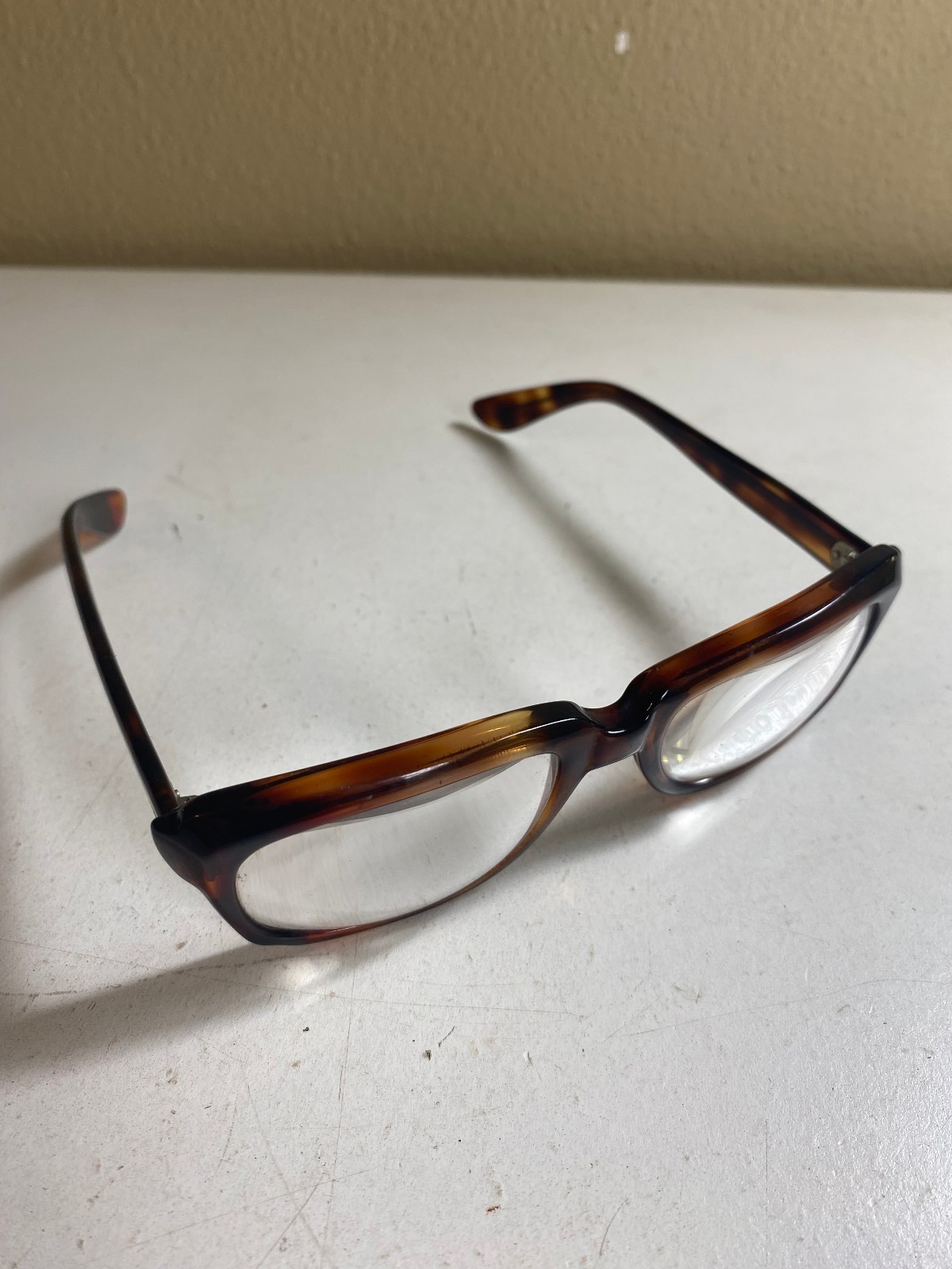 Vintage Bausch & Lomb B&L Made In USA 5 1/2 Brown Glasses