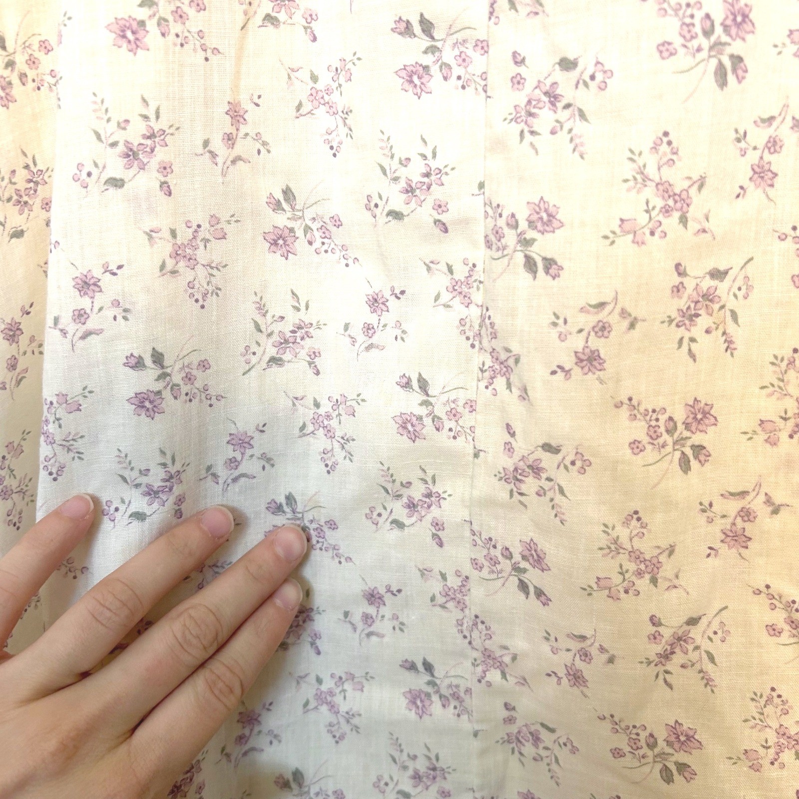 vintage donna richard gilligan o’malley lace floral nightie gown cottagecore