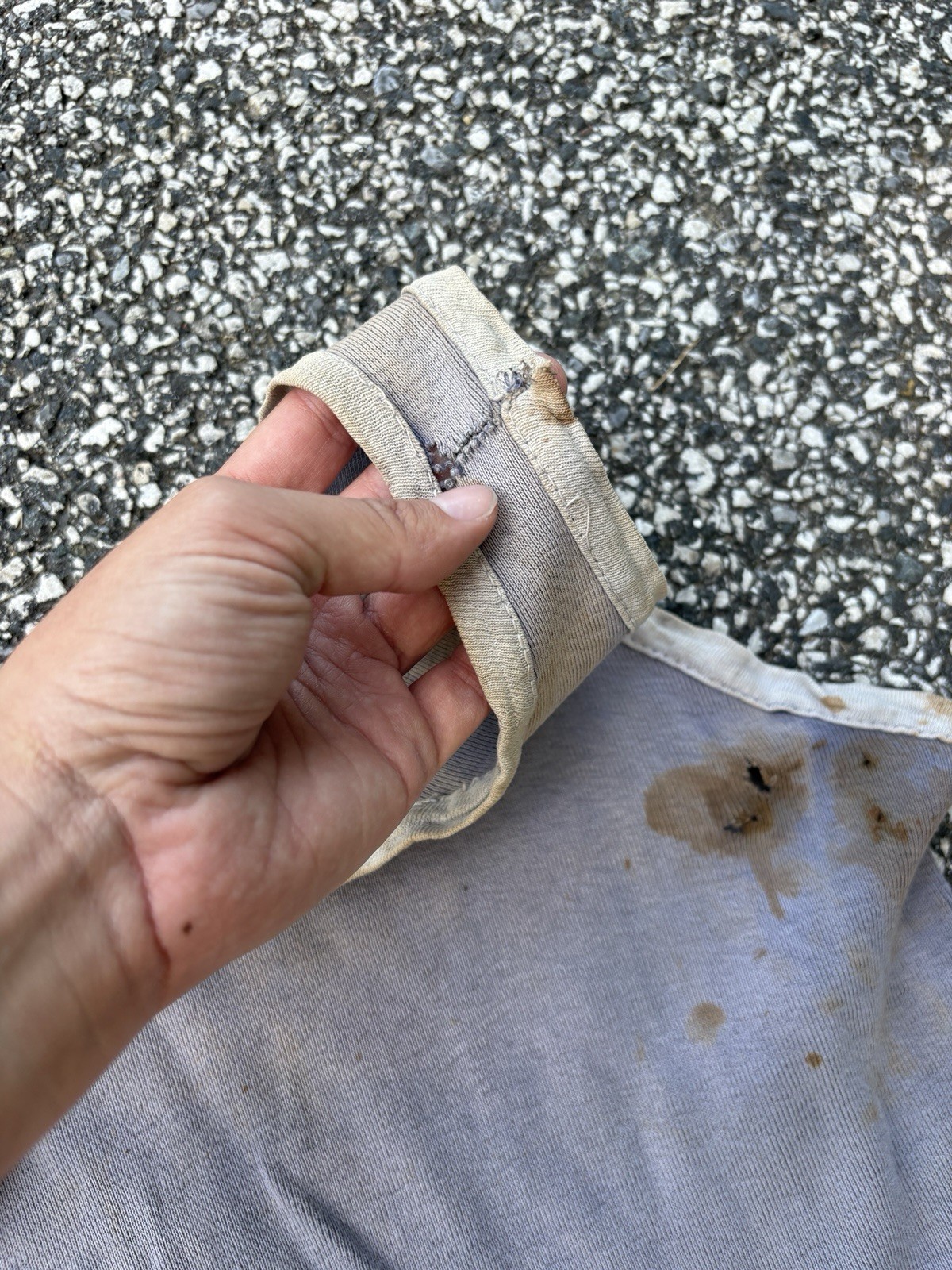 As-is Study Antique Stenciled “rental” Swimsuit 20s 30s Cotton Blend?
